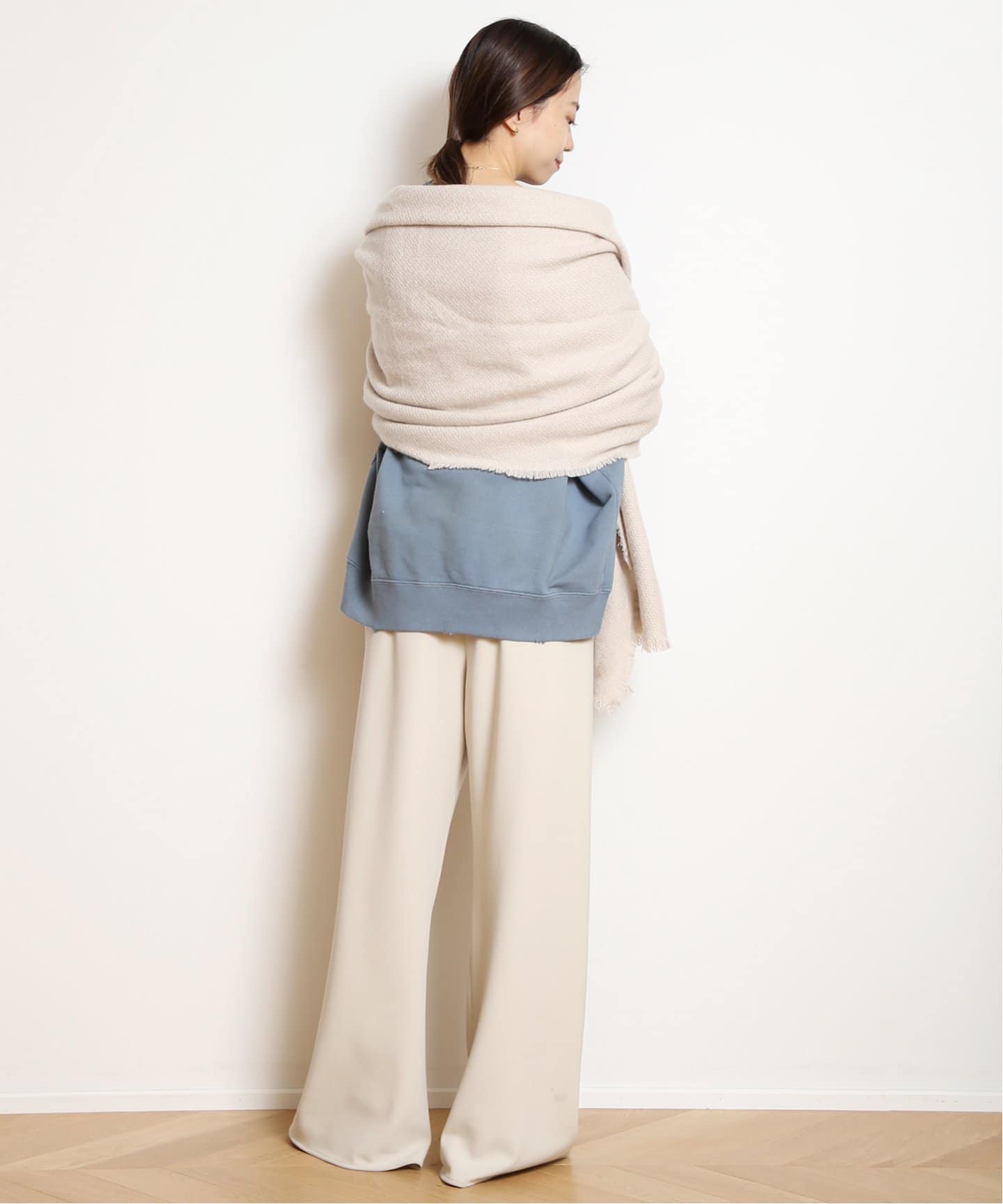 *美品*　ドゥーズィエムクラス　アロンピ　ALONPI　カシミヤ大判ストール ALONPI CASHMERE/アロンピ カシミヤ】 STOLE（ストール）｜MUSE de