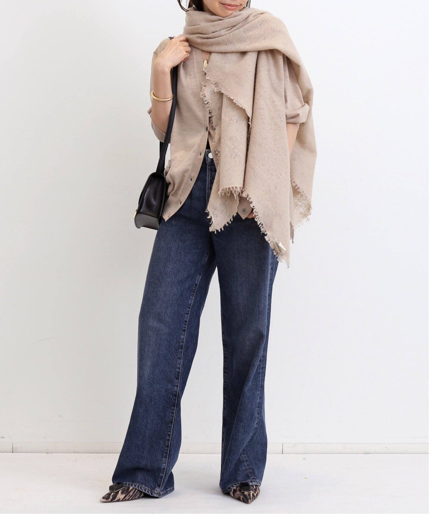 MAISON DE VACANCES/メゾン ド バカンス】 CASHMERE STOLE（ストール  