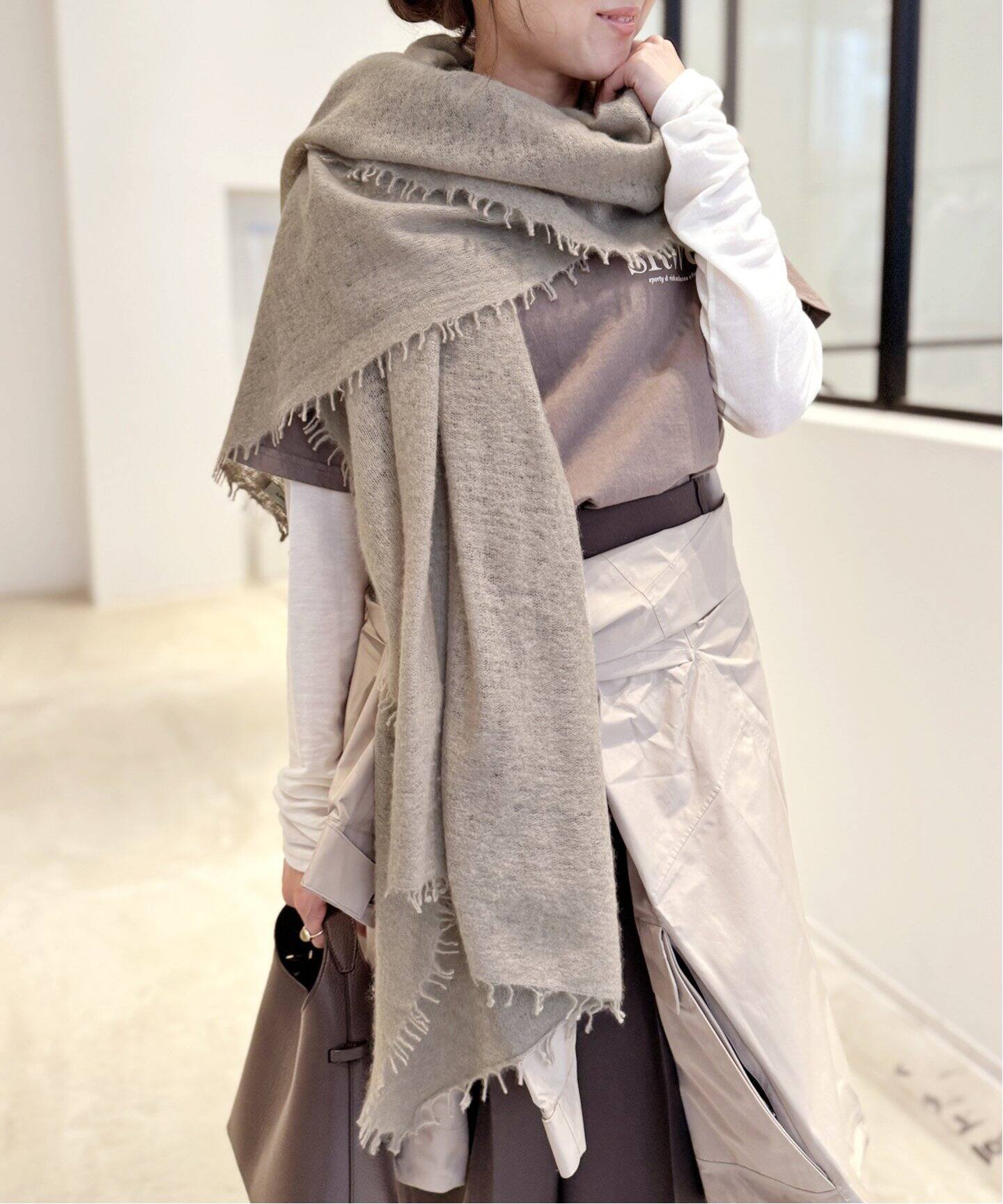 MAISON DE VACANCES/メゾン ド バカンス】 CASHMERE STOLE（ストール 