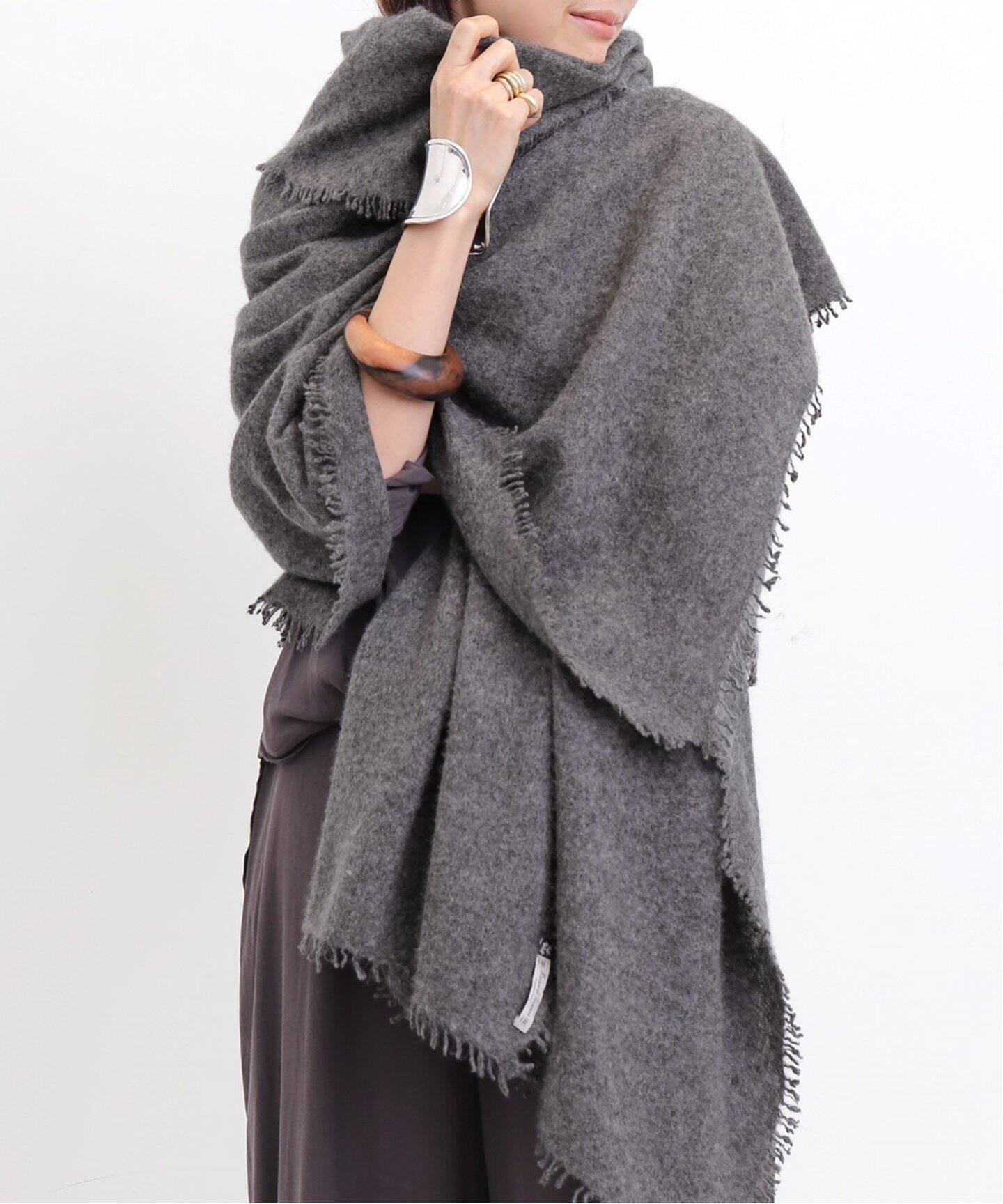MAISON DE VACANCES/メゾン ド バカンス】 CASHMERE STOLE（ストール 