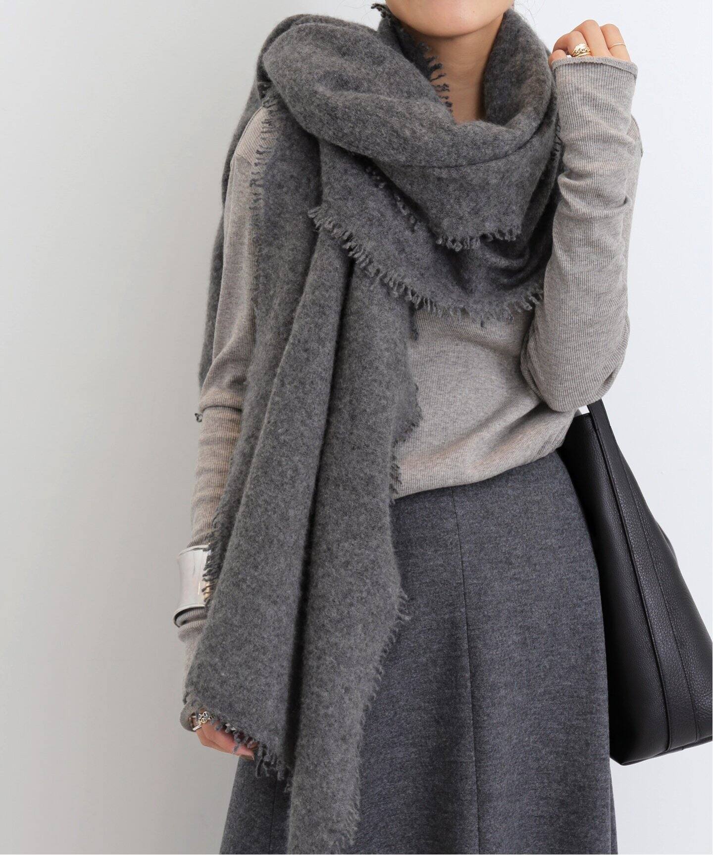 MAISON DE VACANCES/メゾン ド バカンス】 CASHMERE STOLE（ストール 