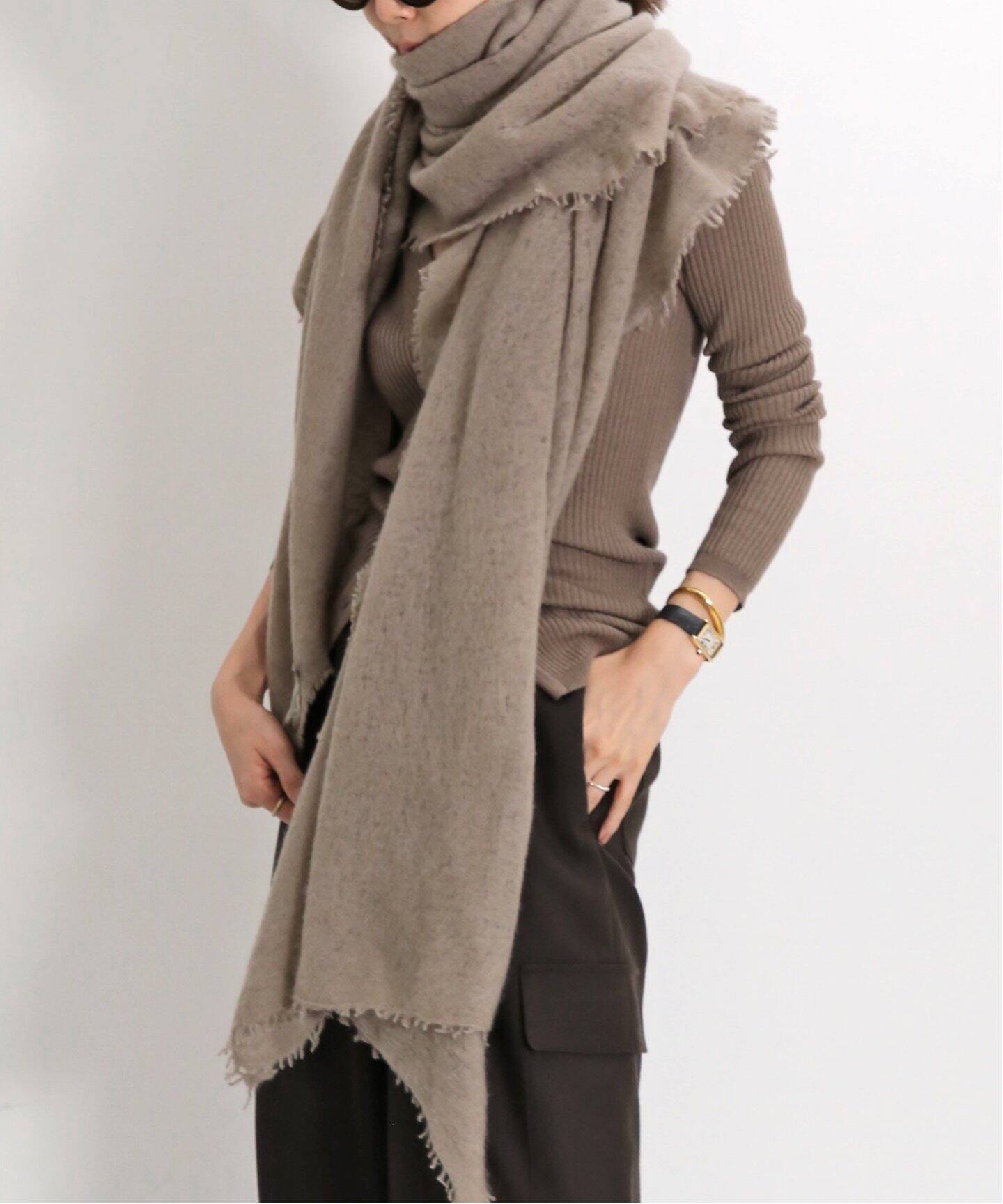 MAISON DE VACANCES/メゾン ド バカンス】 CASHMERE STOLE（ストール  