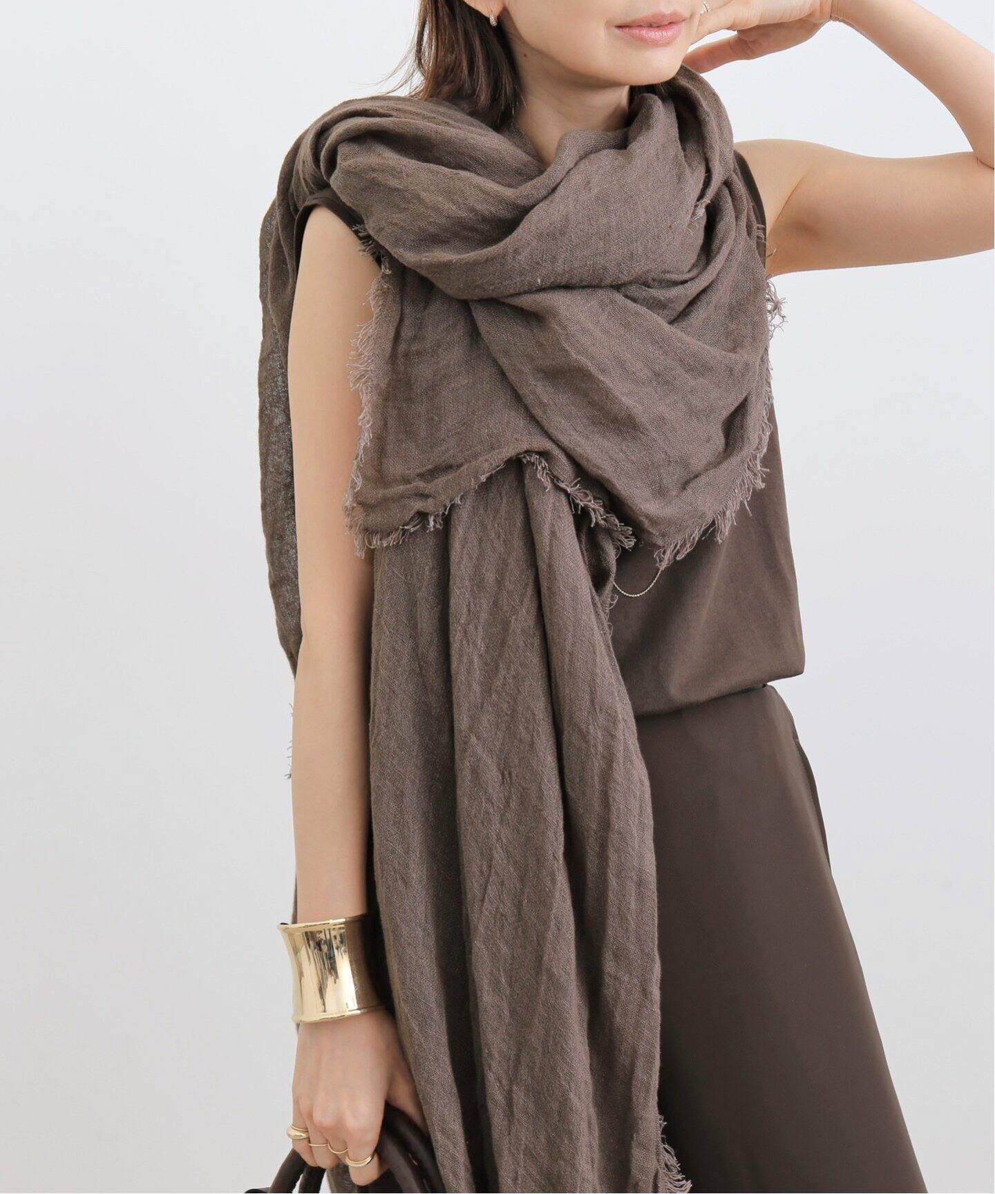 MAISON DE VACANCES/メゾン ド バカンス】 STOLE（ストール）｜L  