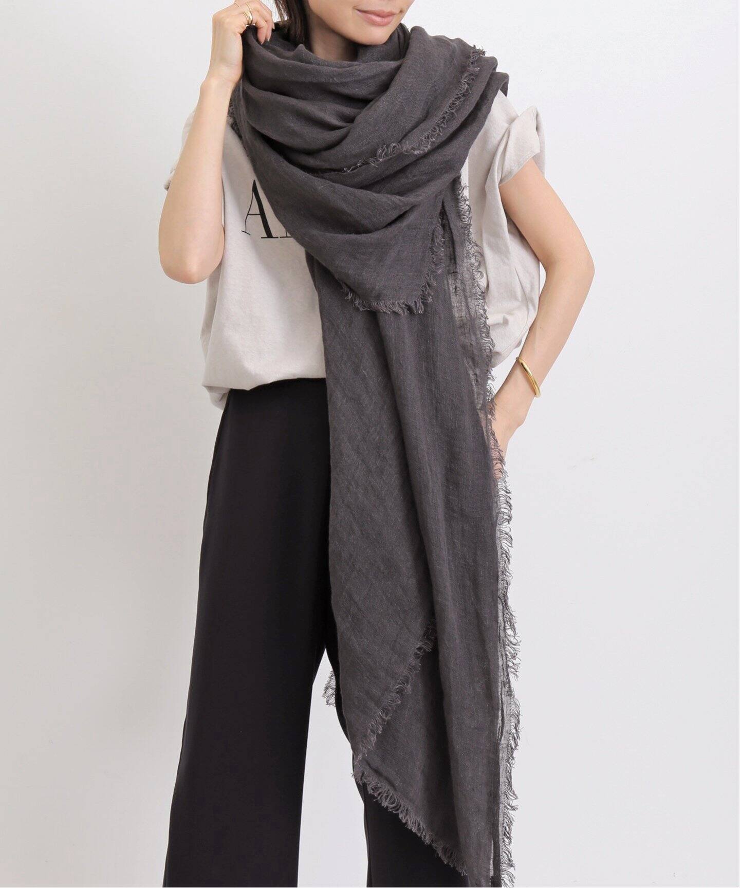 MAISON DE VACANCES/メゾン ド バカンス】 STOLE（ストール）｜L  