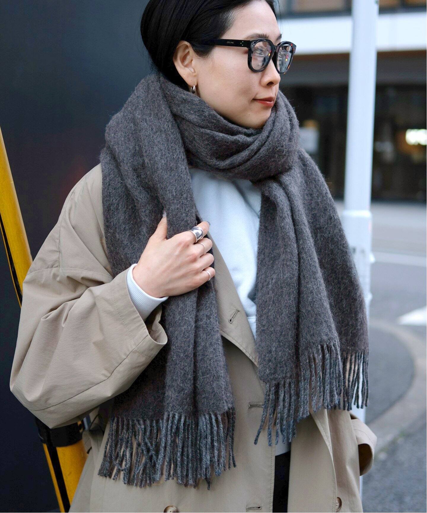 THROW/スロー】シャギーカラーストール（マフラー）｜AP STUDIO  