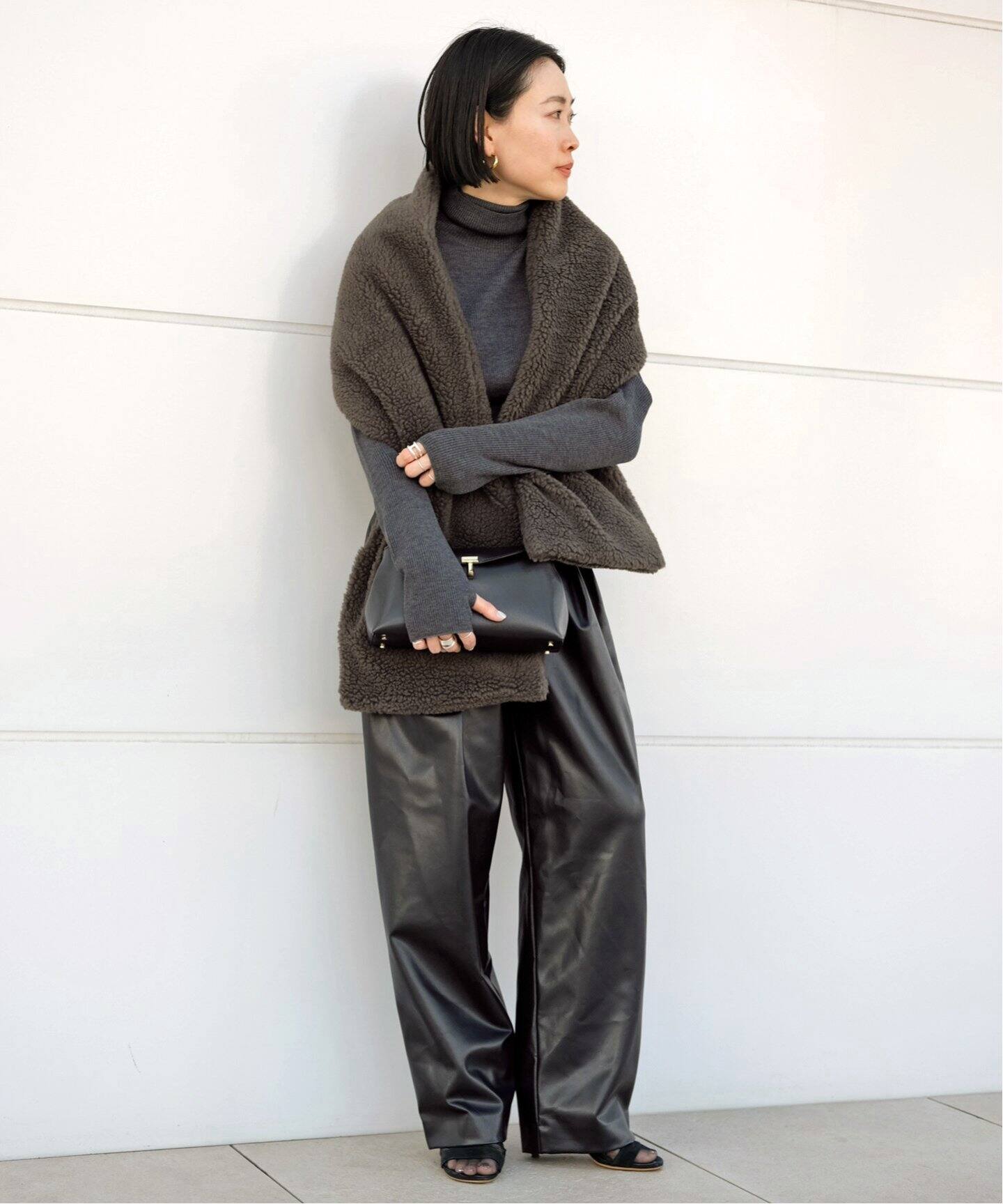 THROW/スロー】ボアショール（マフラー）｜AP STUDIO（エーピー  