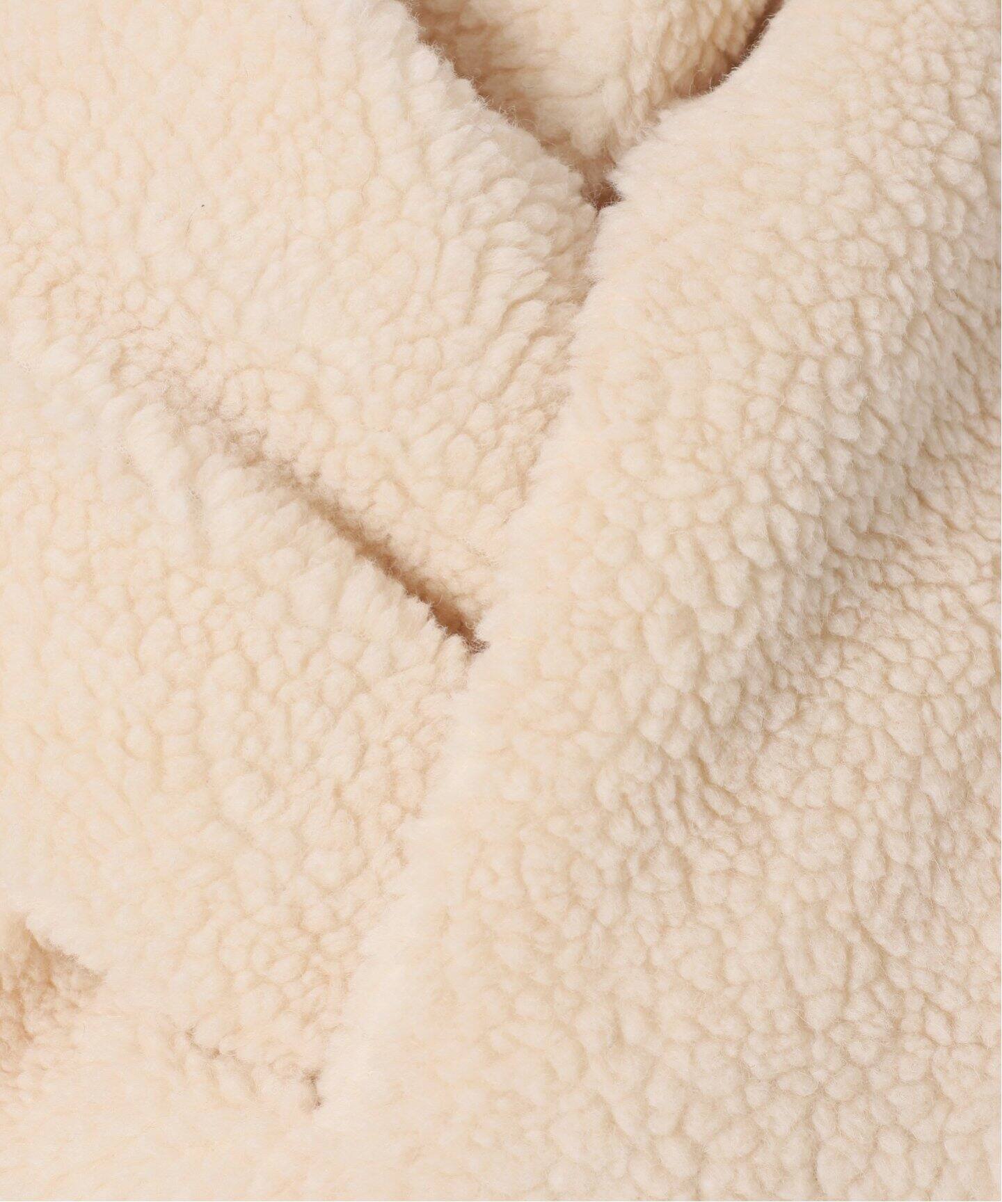 AP STUDIO【THROW/スロー】ボアショールホワイト 