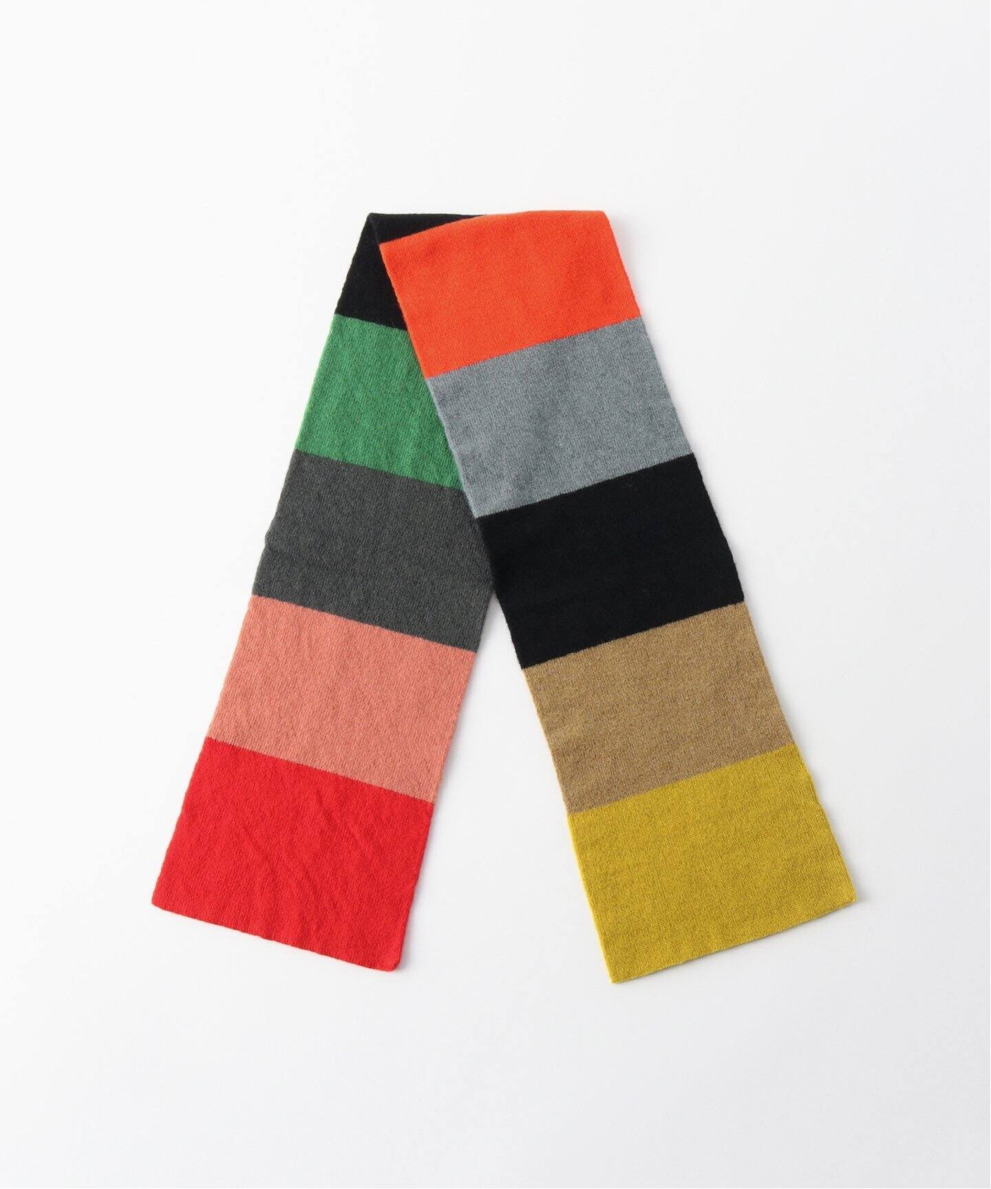 JO GORDON / ジョーゴードン】 Small Colourblock Scarf（マフラー  