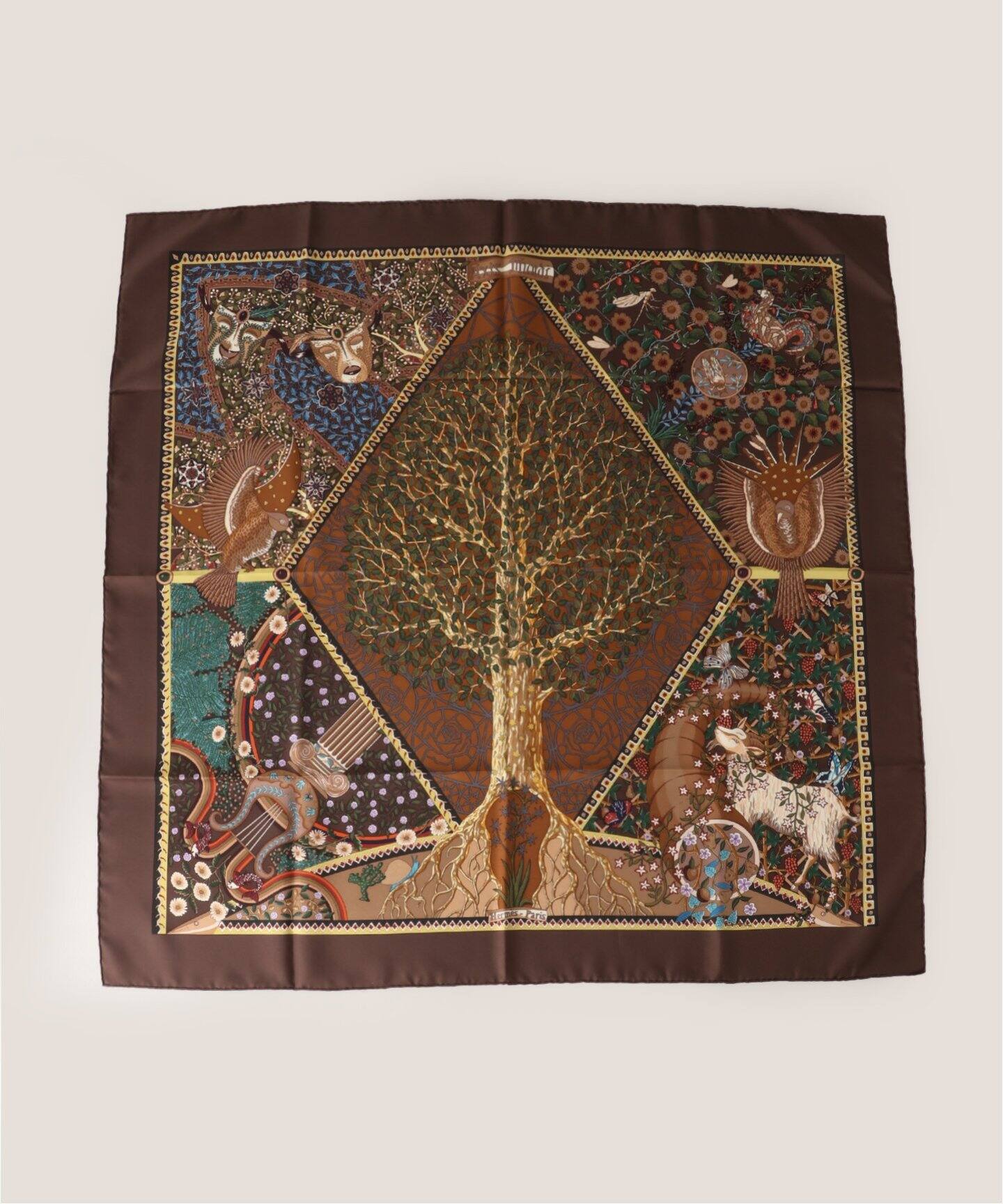 HERMES / エルメス】Axis Mundi / 世界の中心軸（スカーフ／バンダナ  