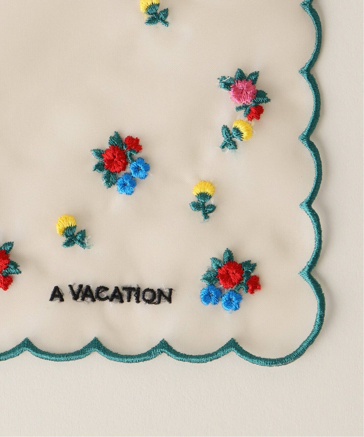 A VACATION/ア ヴァケーション】FLOWER H/SCF スカーフ（スカーフ  
