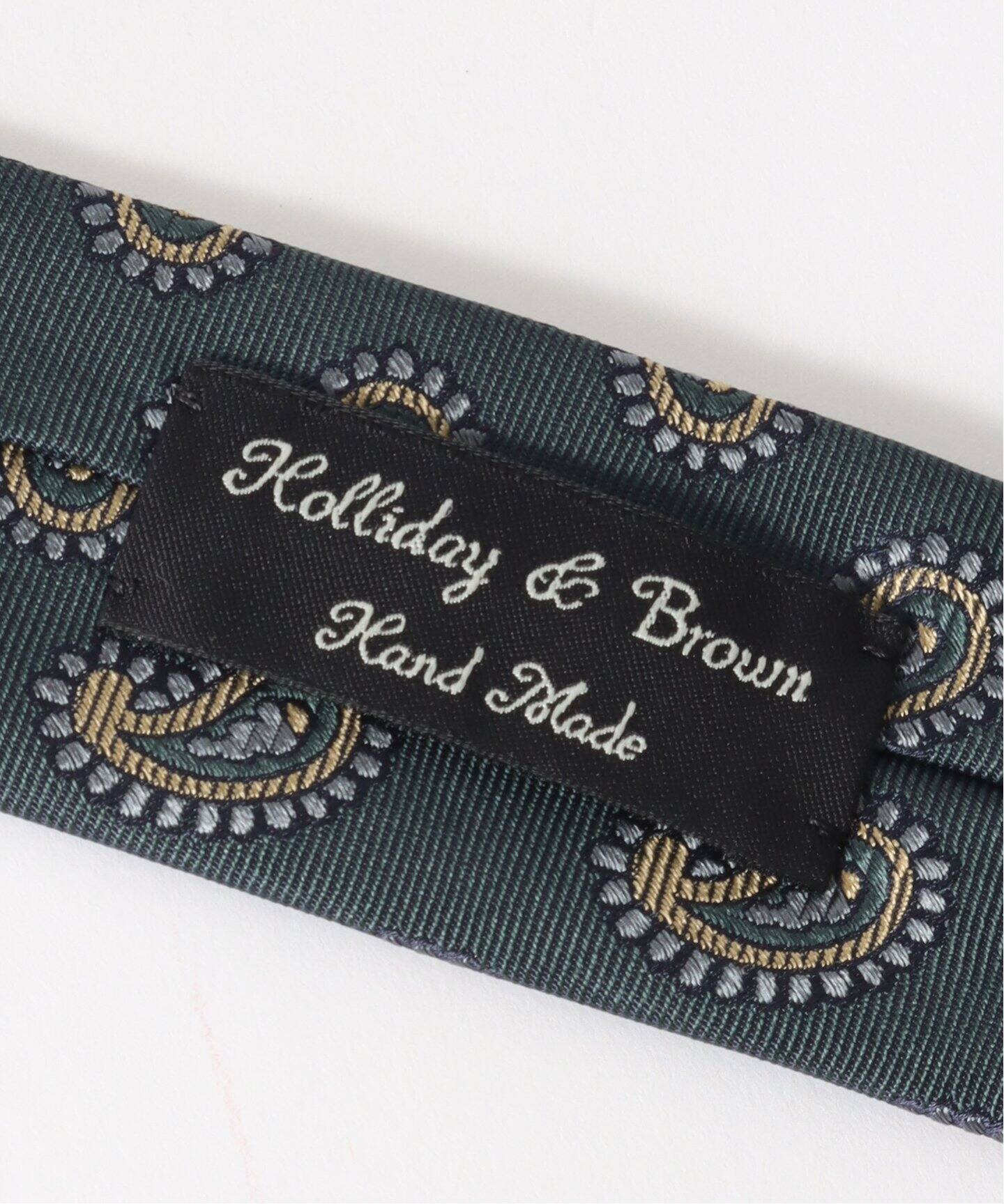 Holliday & Brown(ホリデー & ブラウン) ジャカードペイズリータイ 