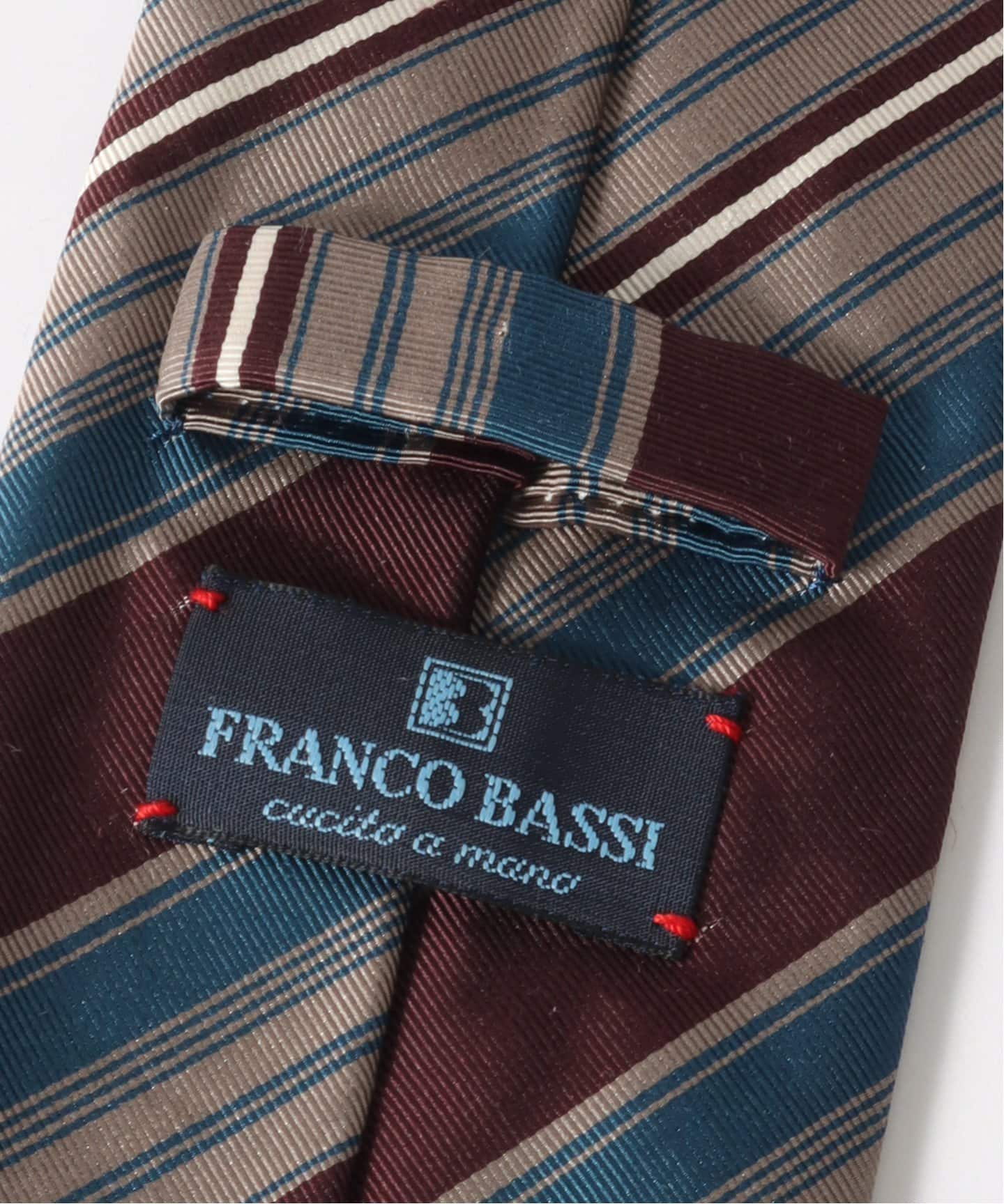 24年秋冬新作FRANCO BASSI フランコバッシ　ワイドストライプタイ 24年秋冬新作 FRANCO BASSI フランコバッシ ワイドストライプ