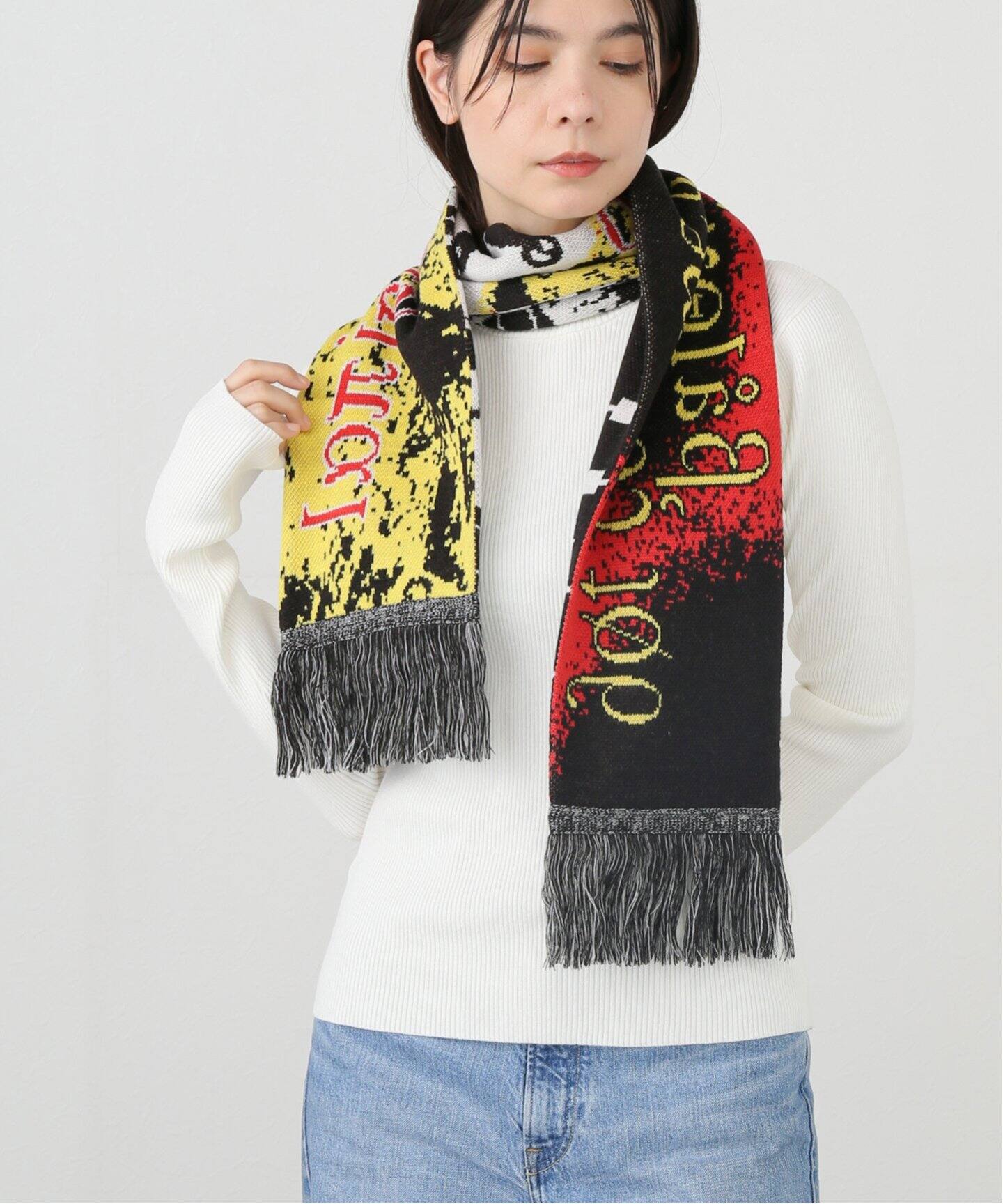 bal original /JACQUARD KNIT SOCCER SCARF（BAL / JACQUARD KNIT 