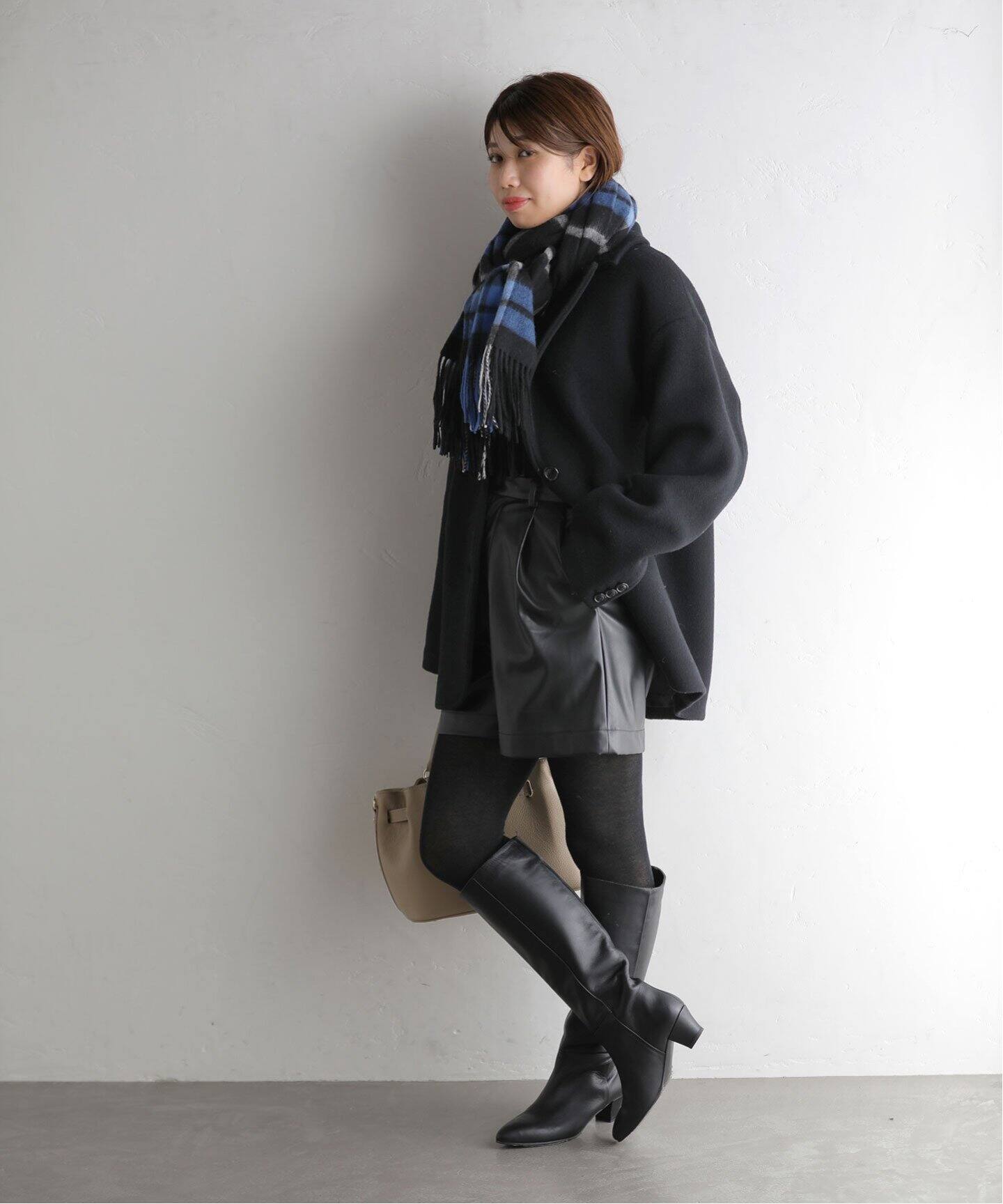 美品]マーガレットハウエル ハリスツイード チェスターコート L 色づか