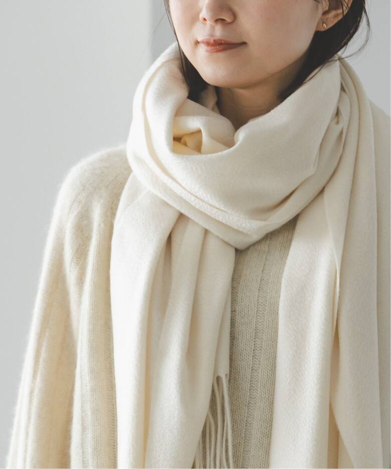 本日限定値下げ SOU 面倒くさ SOU × ALPHAの枯山水 カシミヤ ストール