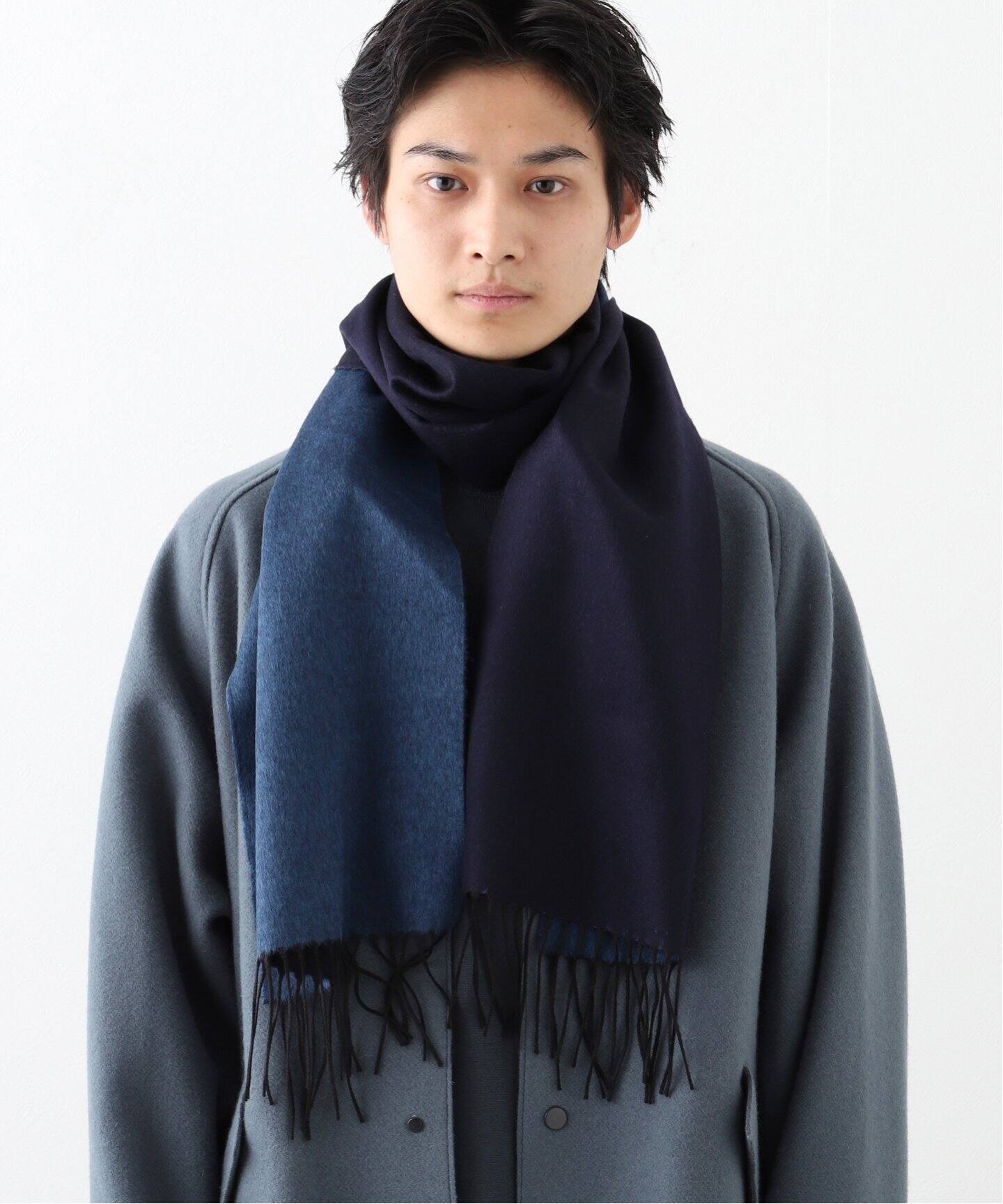 PIACENZA(ピアツェンツァ) 別注 シルク/カシミヤ ダブルフェイス 