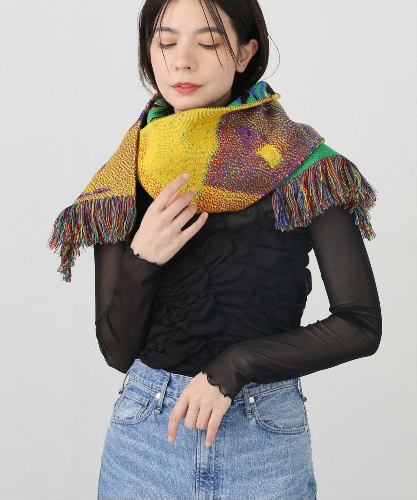 Montmartre New York/モンマルトルニューヨーク】 Inner Dragon Scarf  