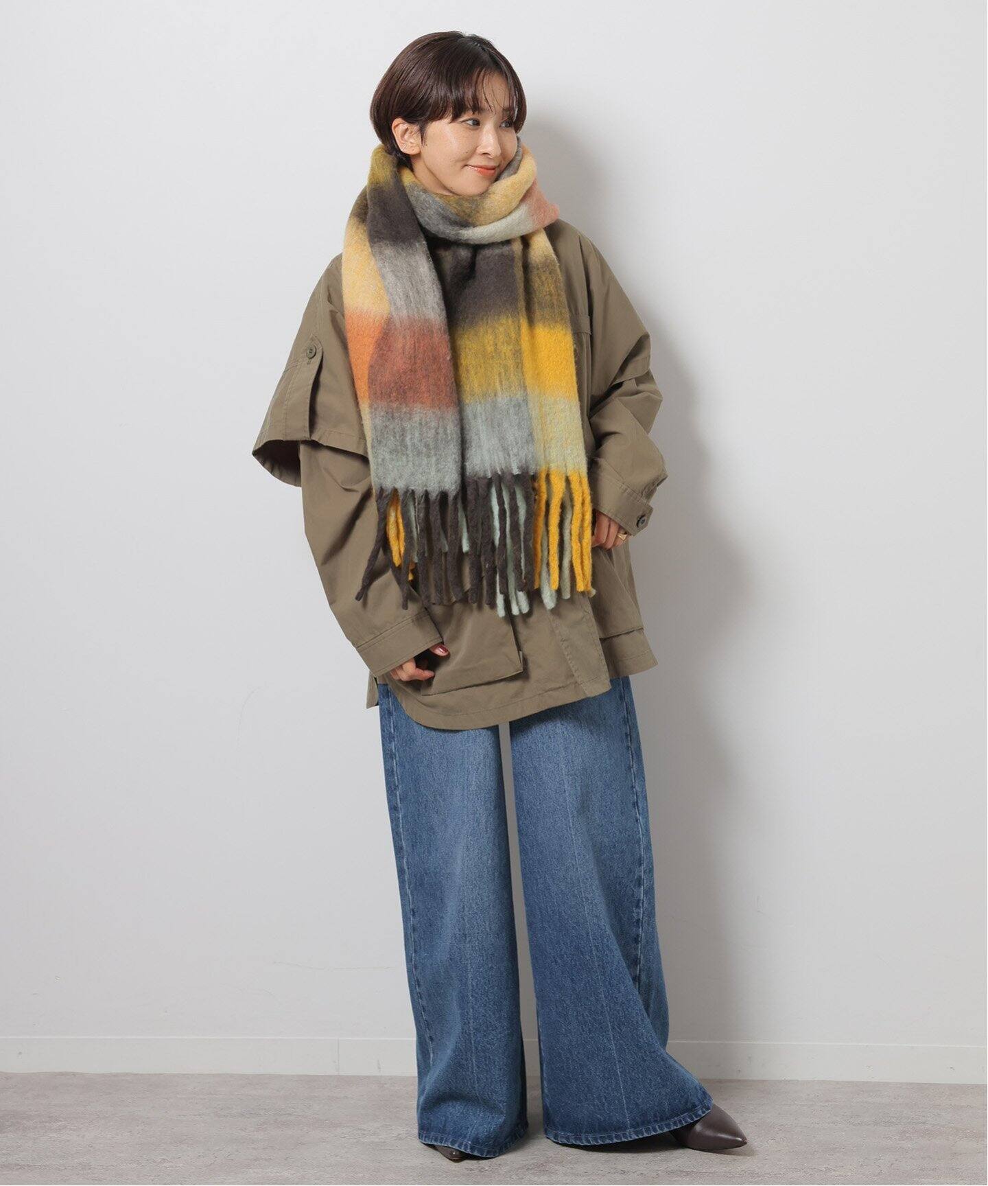 2025ジャーナルrelume購入THEBAGMATIバグマティチェックマフラー THE BAGMATI/バグマティ】 チェックマフラー（マフラー）｜JOURNAL