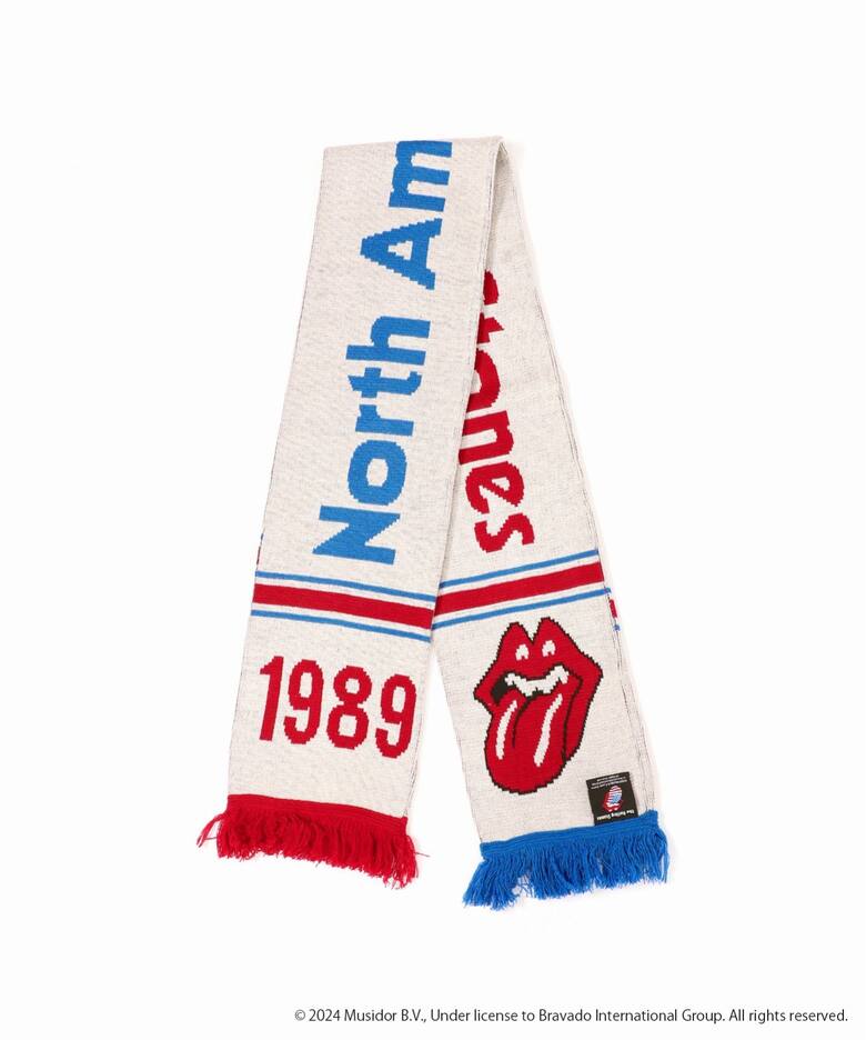 THE ROLLING STONES / ローリングストーンズ 別注 サッカー マフラー 