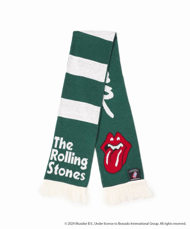 THE ROLLING STONES / ローリングストーンズ 別注 サッカー マフラー 