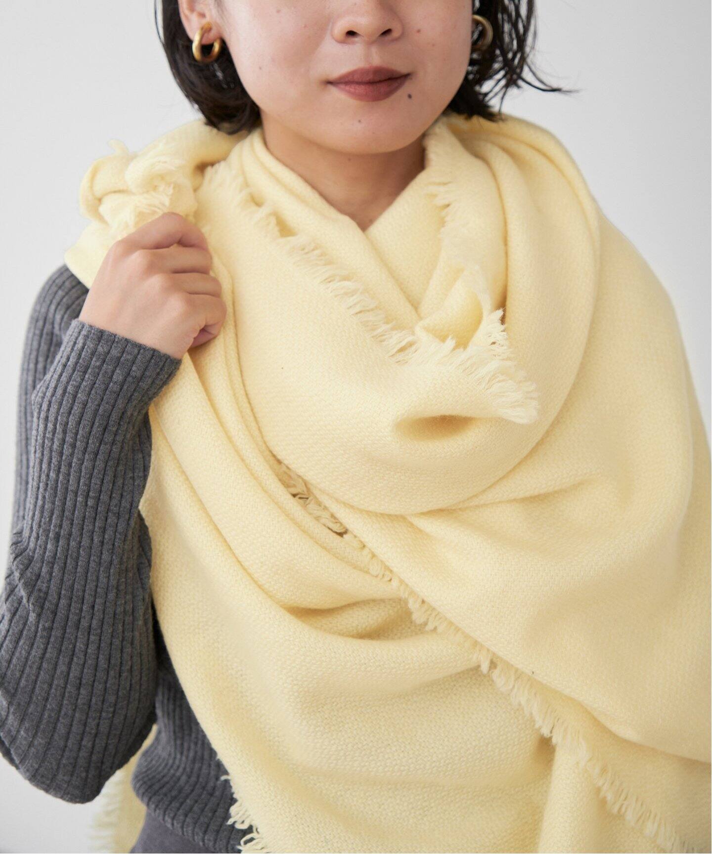NIMNIMDUAI/ニムニムデュアイCASHMERE WOOL ストール（ストール