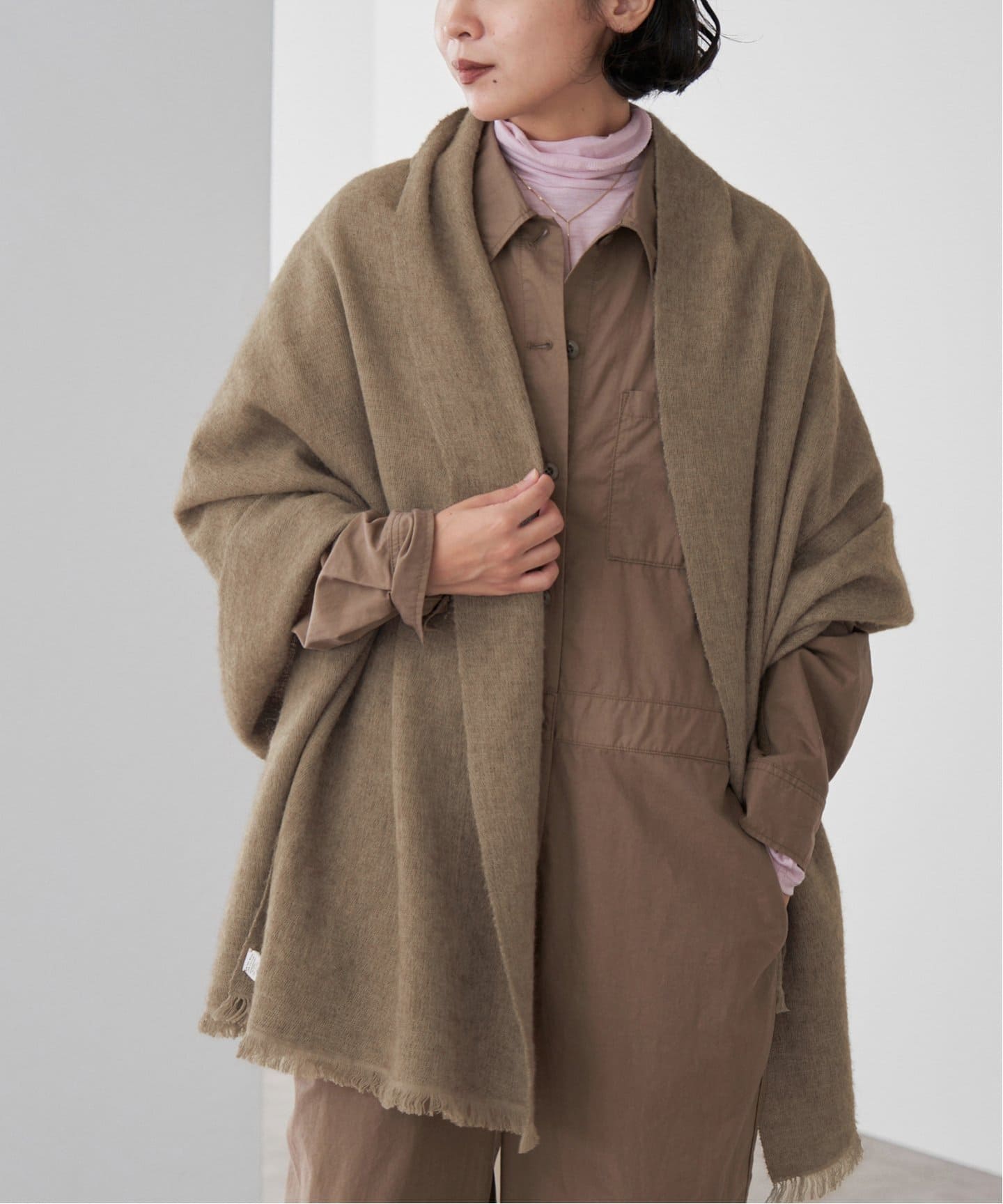 IENA　カシミヤ100% ストール IENA（イエナ）の「【IENA】カシミヤ ストール（マフラー）」 - WEAR