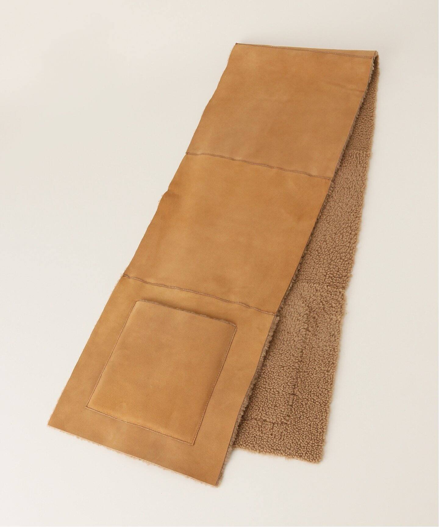 ASTON LEATHER/アストンレザー別注 MOUTON POCKET ストール（マフラー