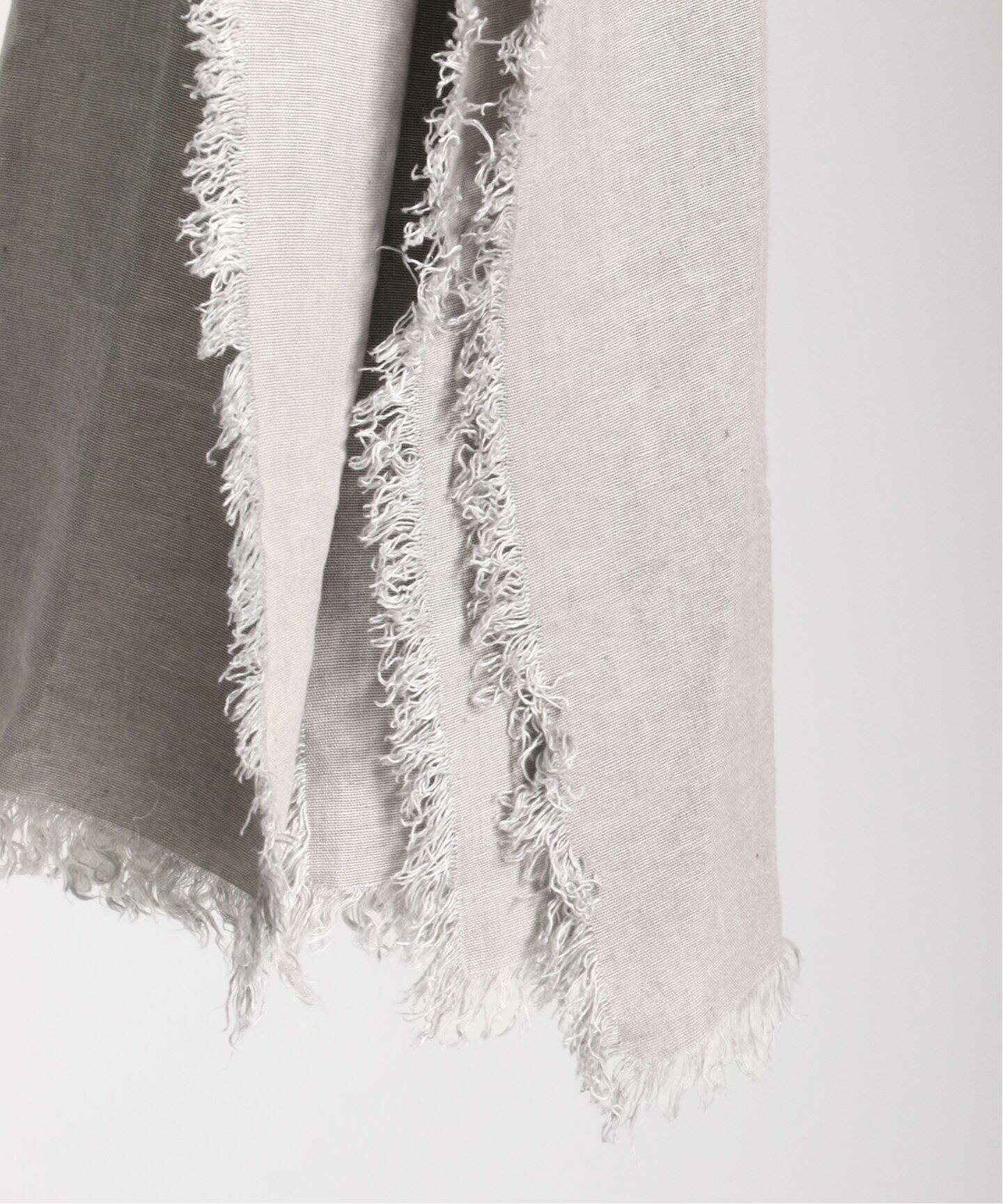 ASAUCE MELER/アソースメレ】ベルギーリネン フリンジストール  