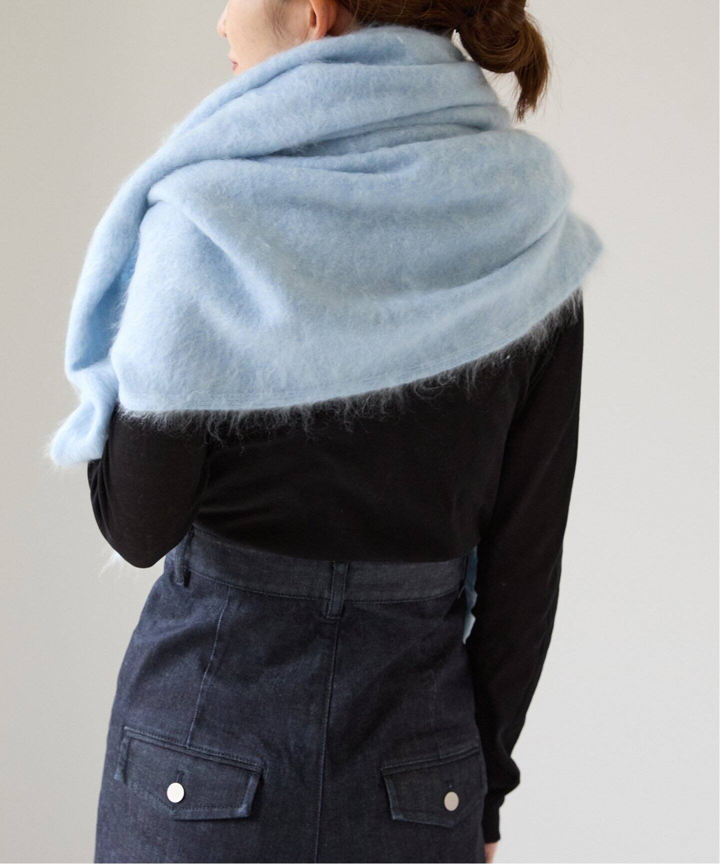 ASAUCE MELER（アソースメレ） カシミヤファーニットストール