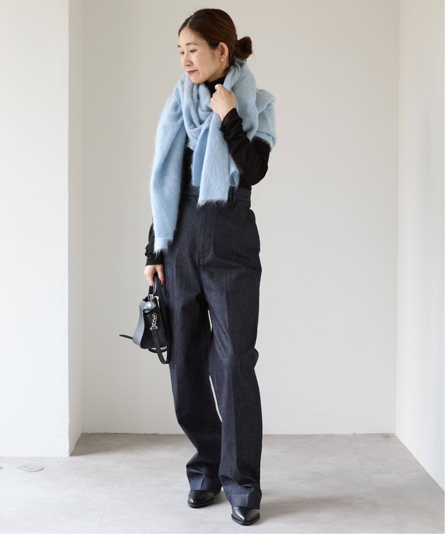 ASAUCE MELER（アソースメレ） カシミヤファーニットストール