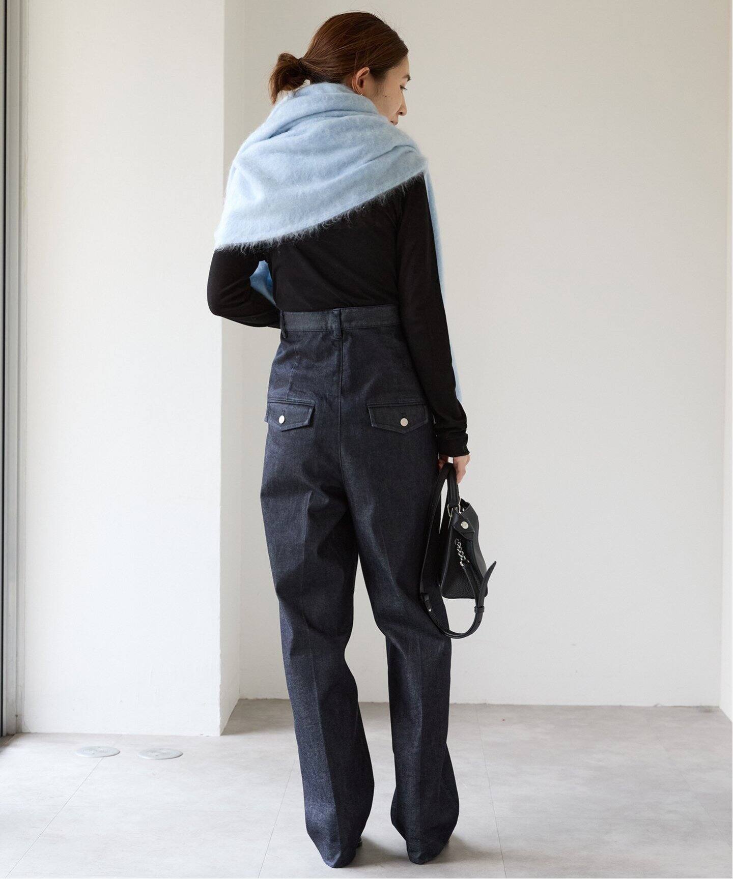 ASAUCE MELER（アソースメレ） カシミヤファーニットストール