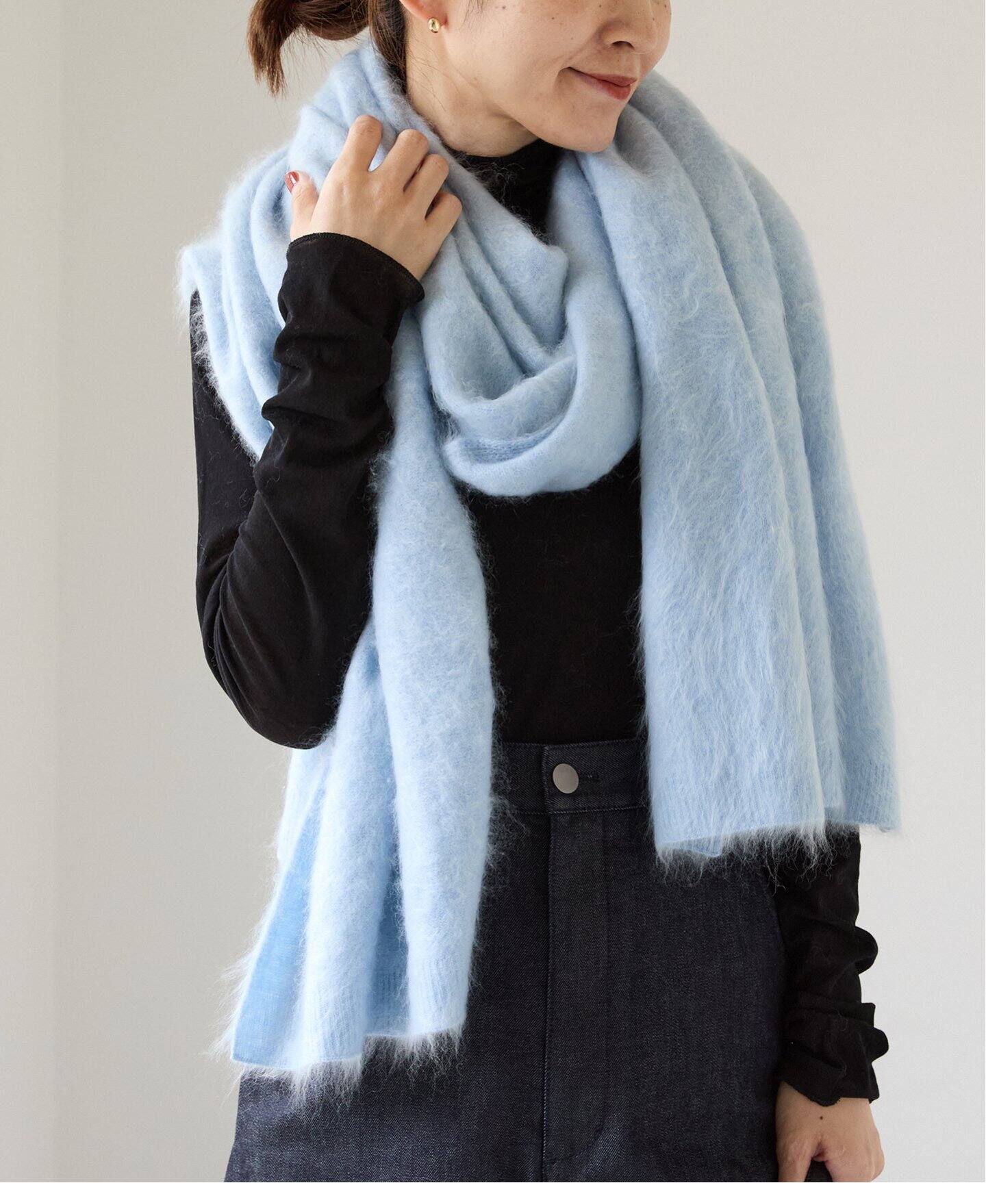 ASAUCE MELER（アソースメレ） カシミヤファーニットストール  