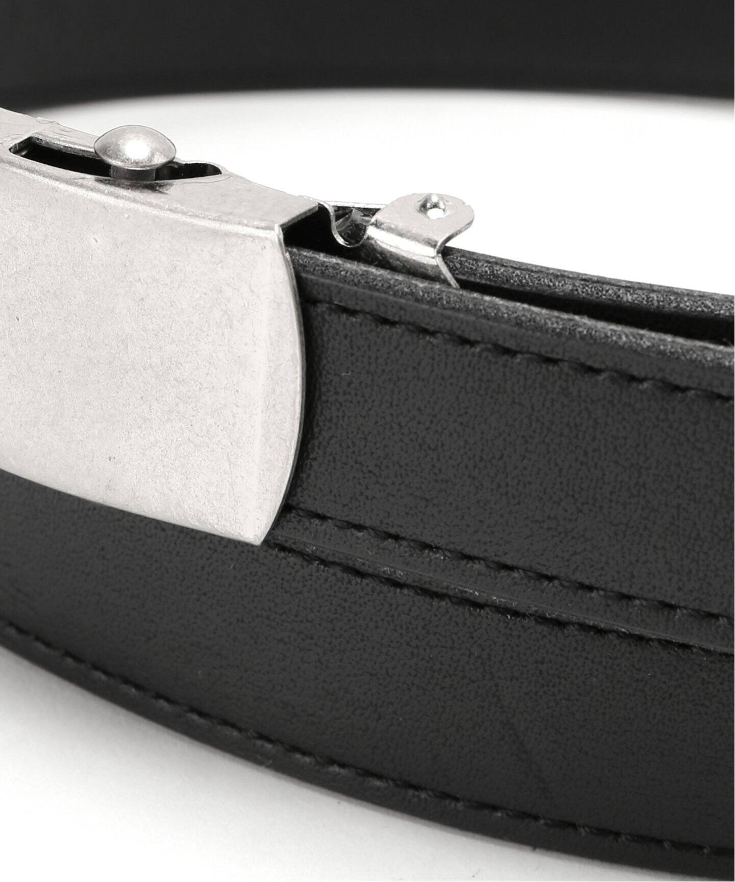 BVLGARI 黒 レザー ベルト パリ産 BVLGARI 黒 レザー ベルト パリ産