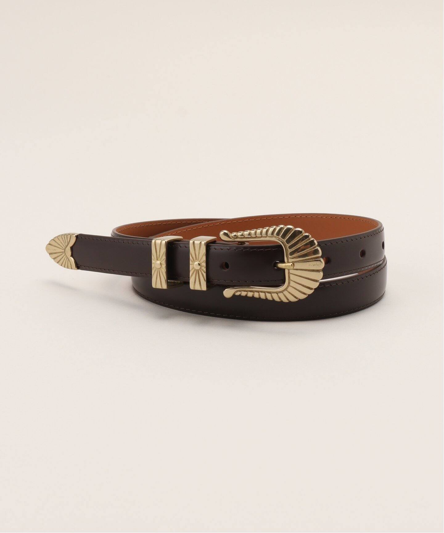 MAISON BOINET / メゾンボワネ western belt 94607BR（ベルト）｜Spick 