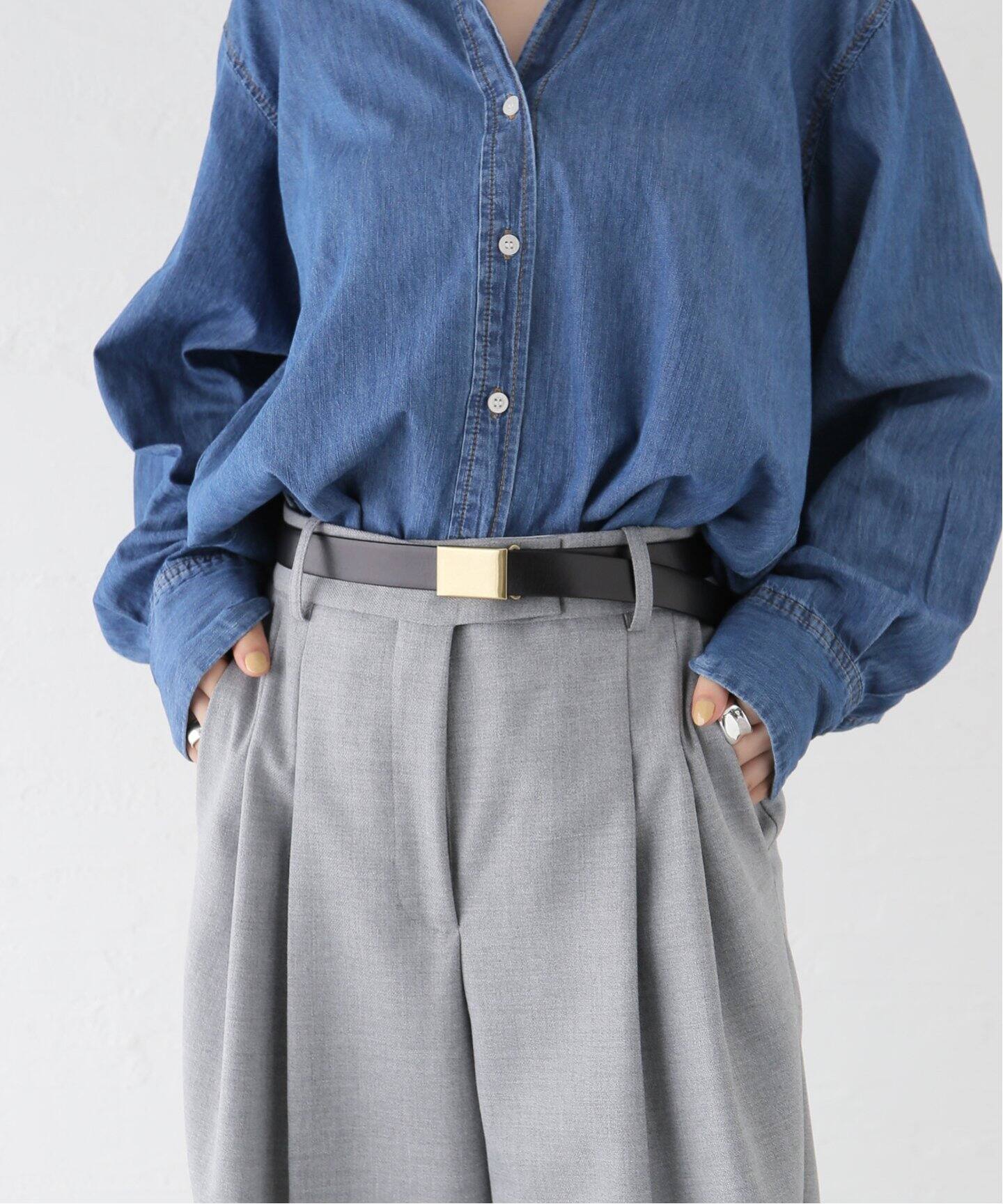 YLEVE/イレーヴ レザーバックルベルト（ベルト）｜NOBLE（ノーブル）の  