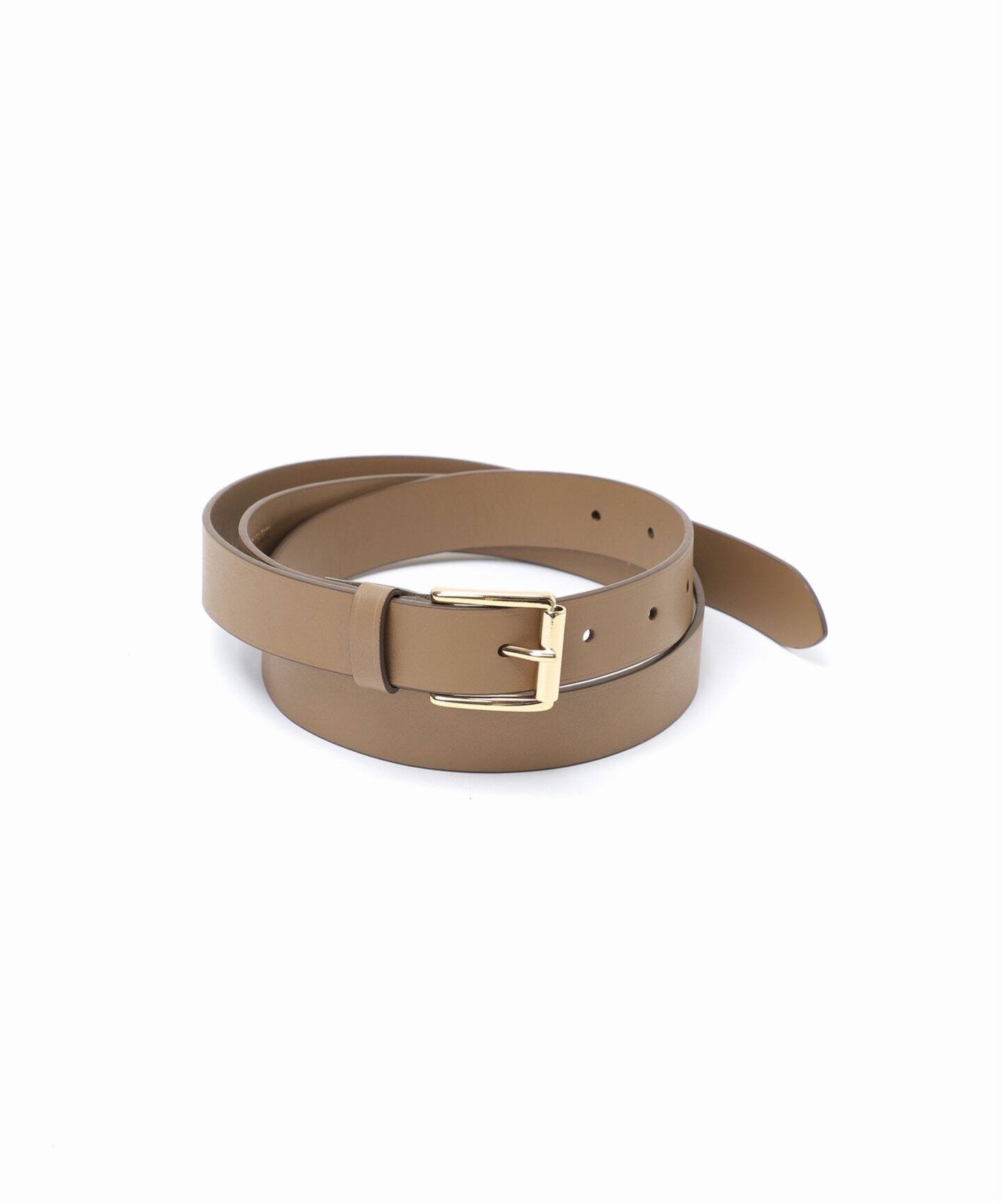 MAISON BOINET/メゾンボワネ】25MM BELT IN NAPPA LEATHER：ベルト 