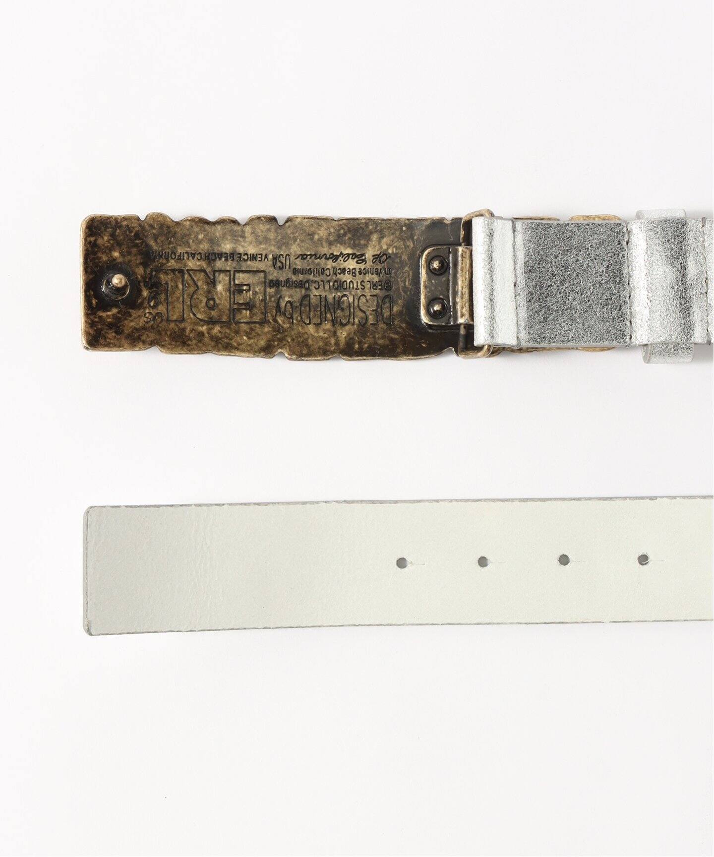 ERL / イーアールエル】 MEN DANGEROUS BELT LEATHER（ベルト 