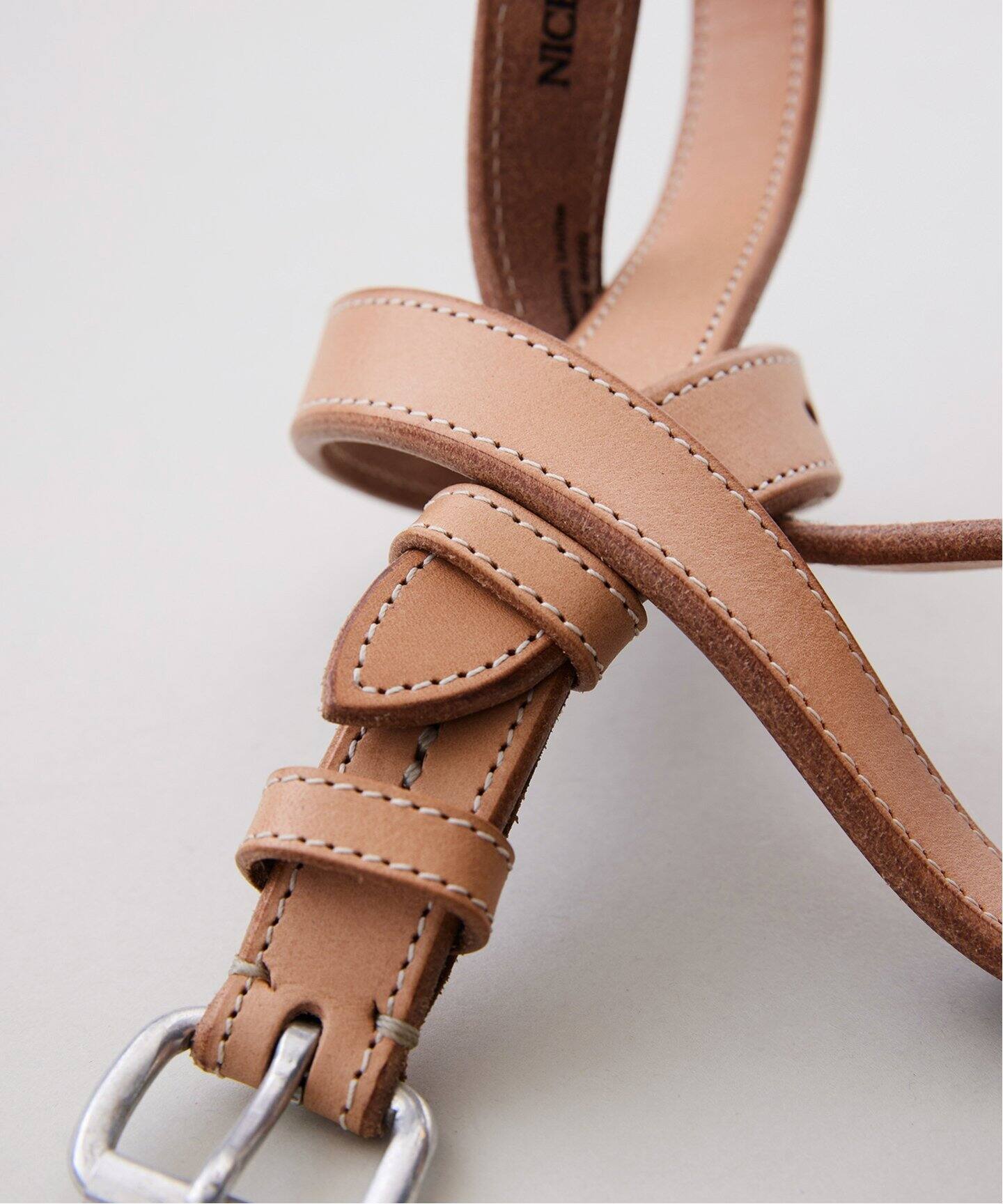 NICENESS ナイスネス Wバックルカイマンベルト COMER 長き