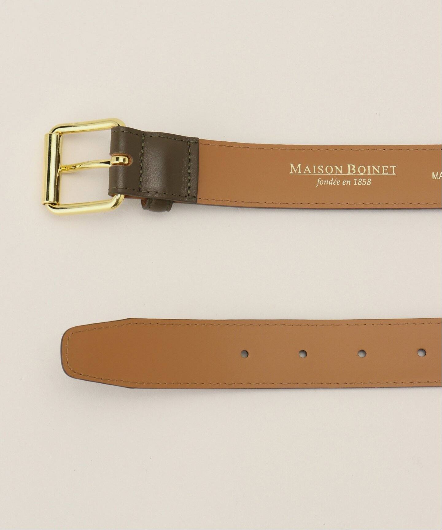 MAISON BOINET/メゾンボワネ LETHER BELT ベルト 94146G（ベルト 