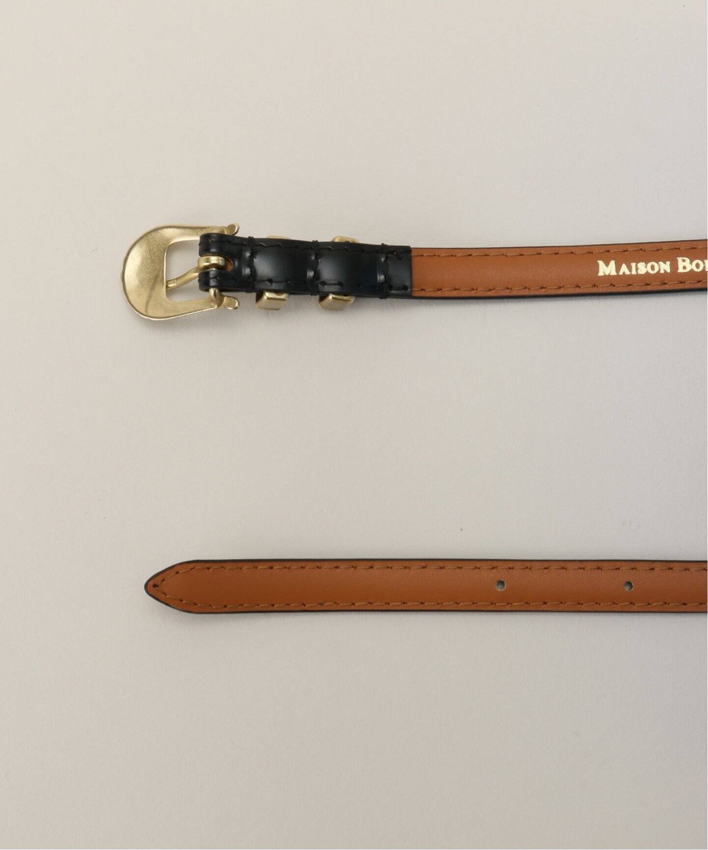 MAISON BOINET/メゾンボワネ】10mm belt ベルト（ベルト）｜IENA 
