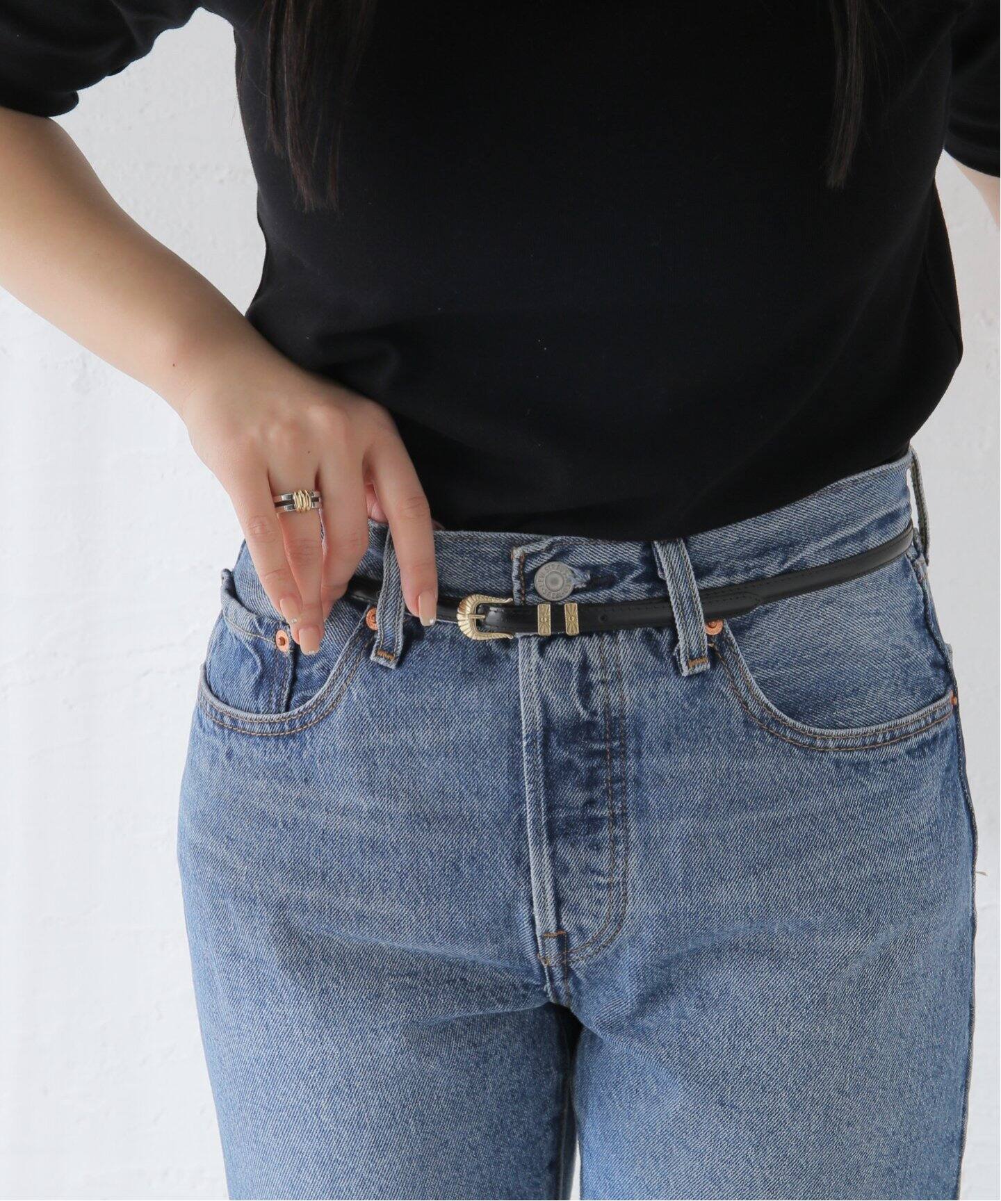 MAISON BOINET/メゾンボワネ】10mm belt ベルト（ベルト）｜IENA 