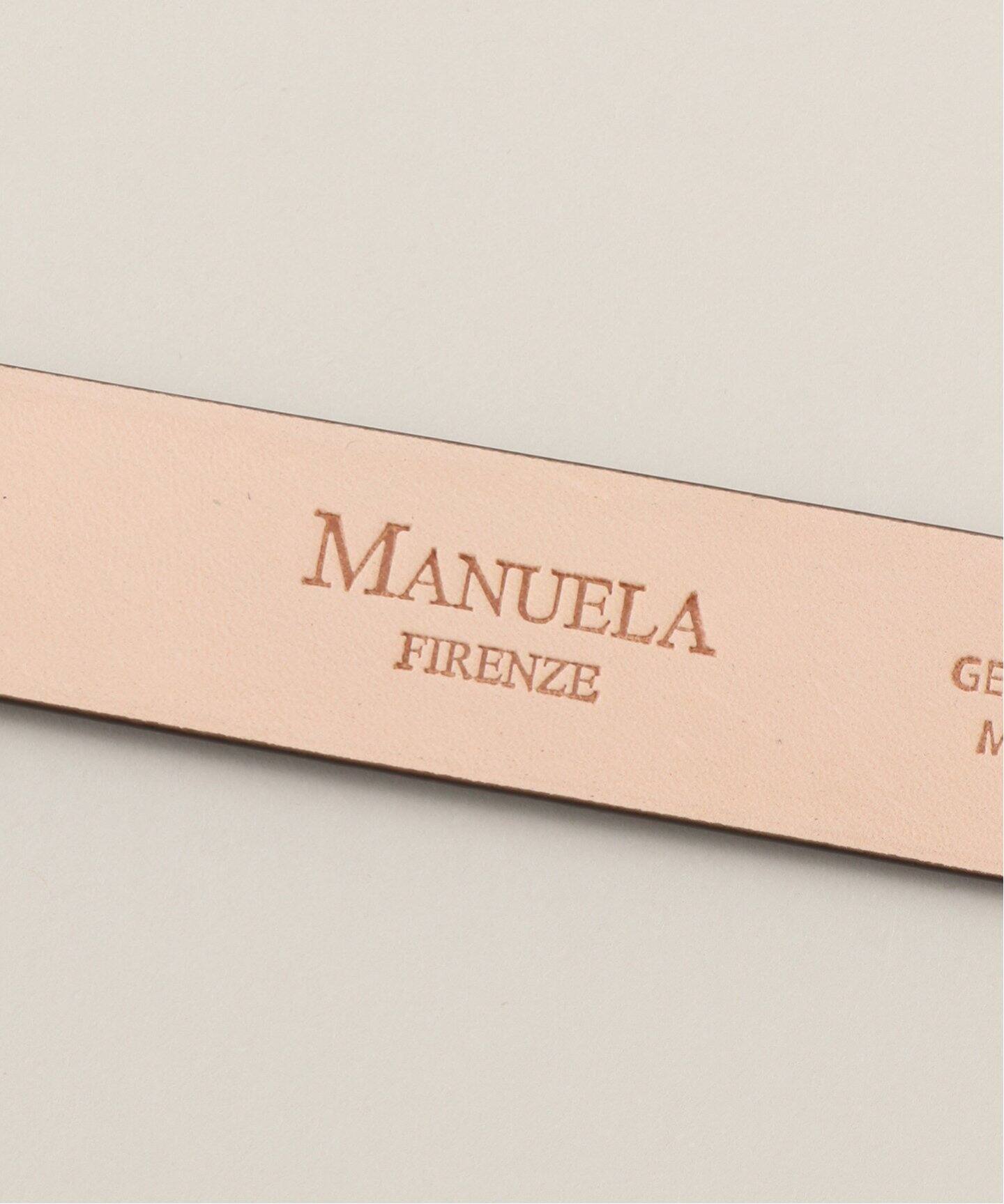 MANUELA/マヌエラ スクエアバックル BELT ベルト MN24F-001