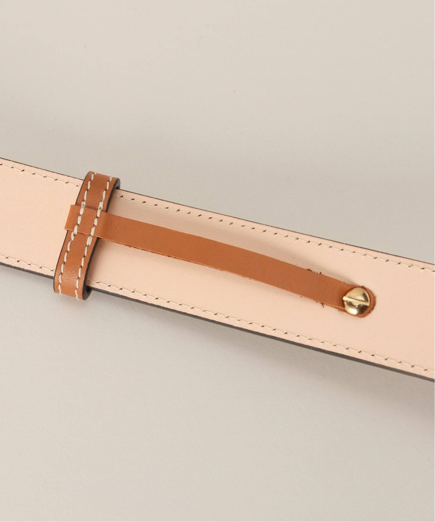 ★Plage × THE DALLAS コラボ3連ベルト　キャメル★ 未使用 Plage × THE DALLAS コラボ3連ベルト キャメル