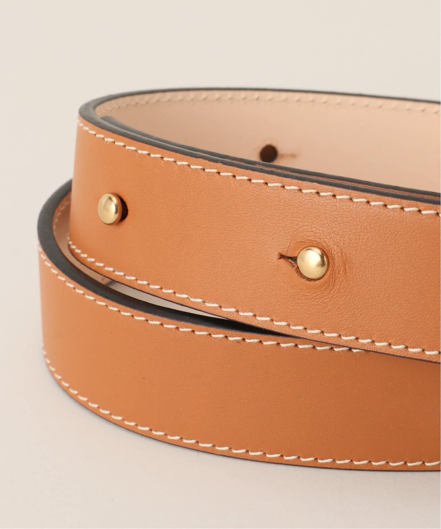 ★Plage × THE DALLAS コラボ3連ベルト　キャメル★ 未使用 Plage × THE DALLAS コラボ3連ベルト キャメル