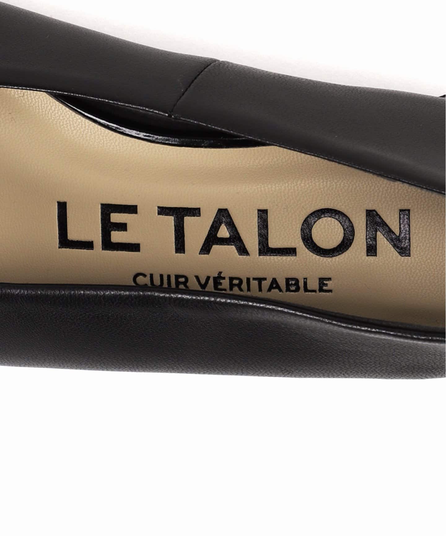♡新品♡LE TALON レザーポインテッドソフトパンプス　ブラック 3cmレザーポインテッドソフトパンプス（パンプス）｜LE TALON