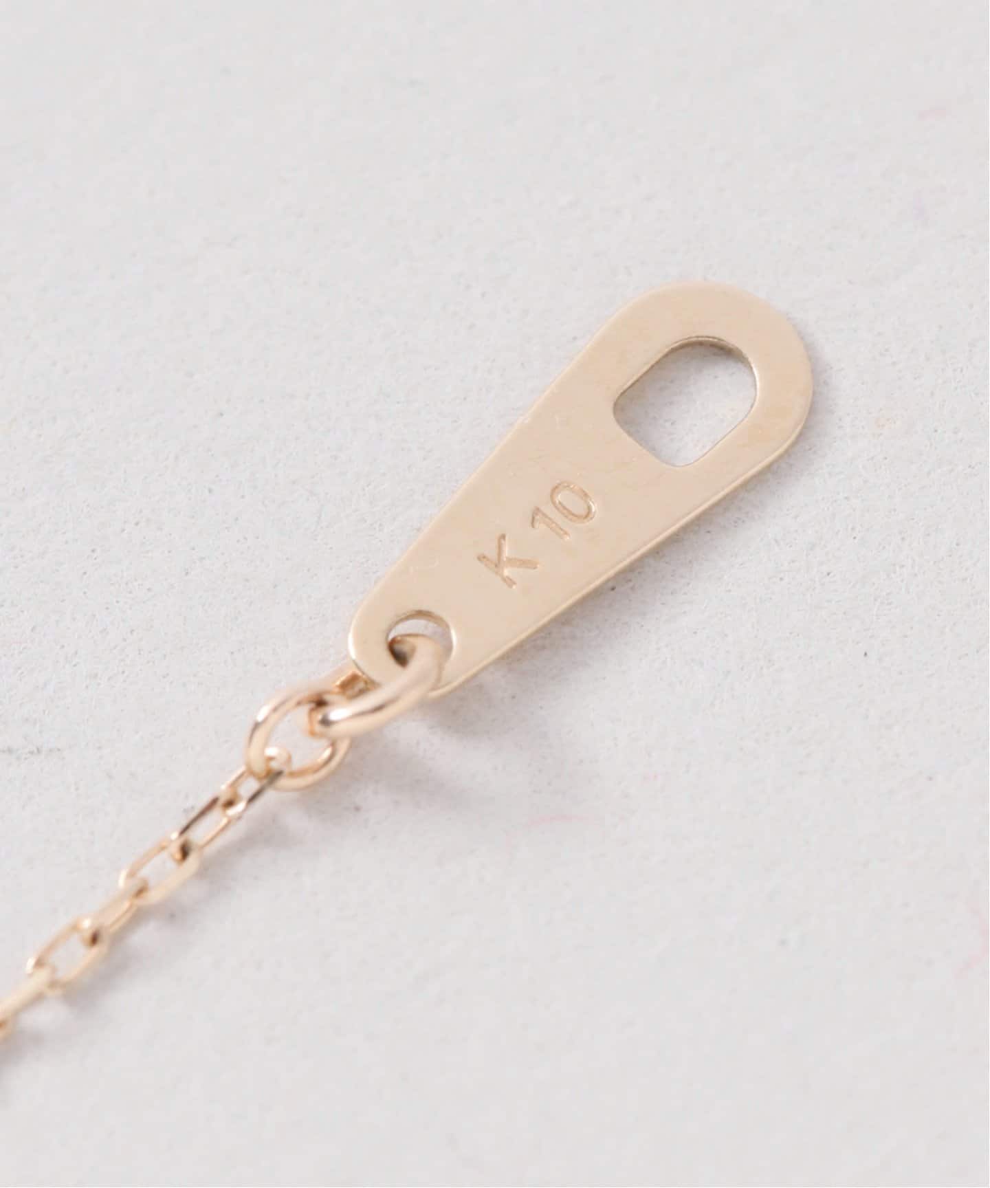 スクエア*ダイヤモチーフネックレス K10（ネックレス）｜Lilas