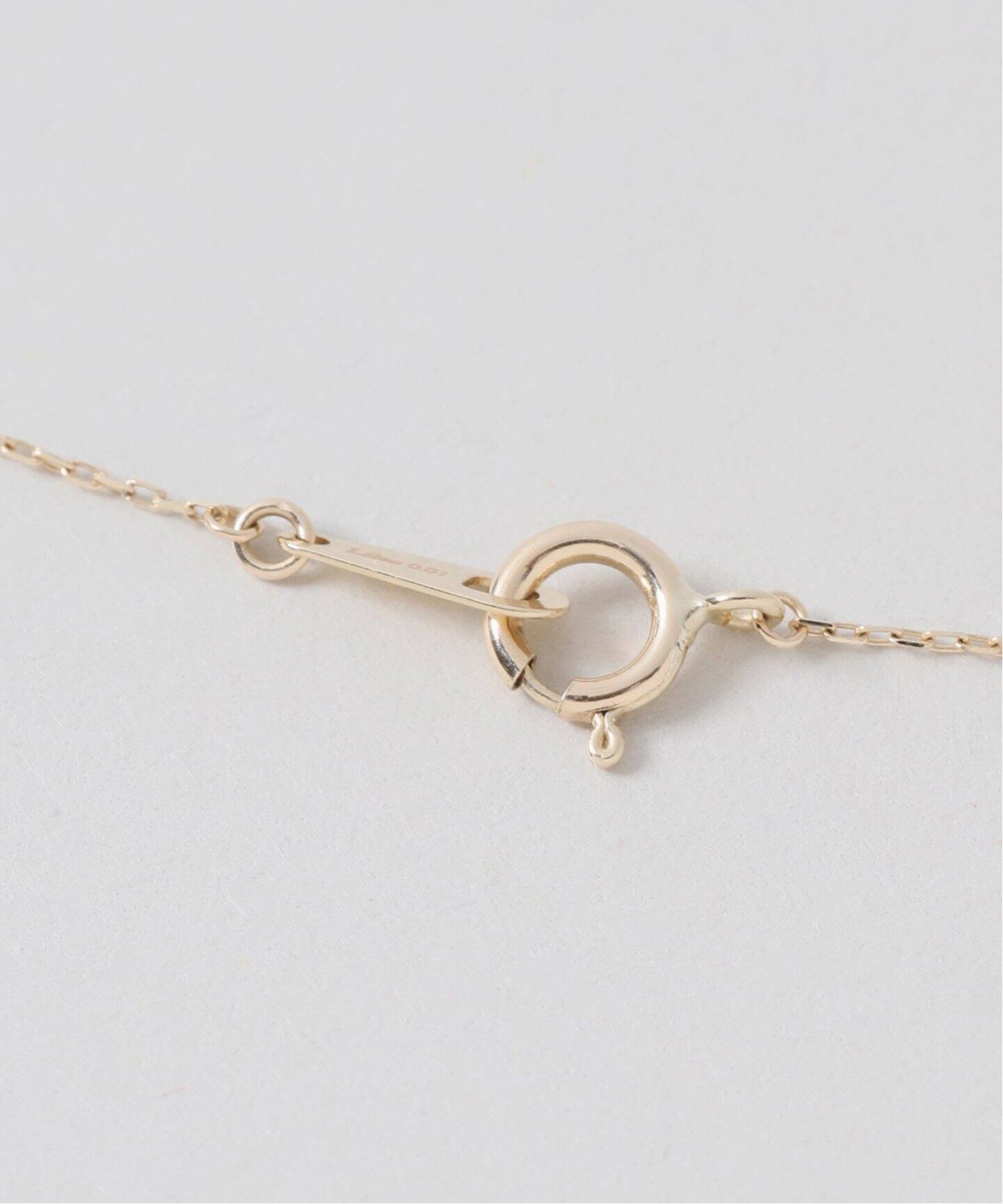 サークル*ダイヤモチーフネックレス K10（ネックレス）｜Lilas（リラ