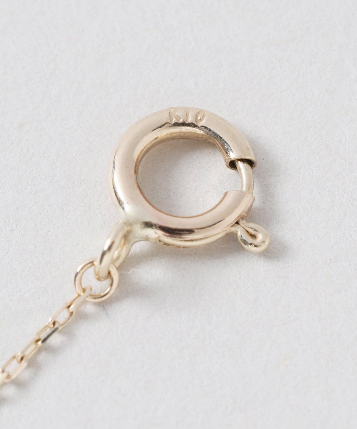 サークル*ダイヤモチーフネックレス K10（ネックレス）｜Lilas（リラ