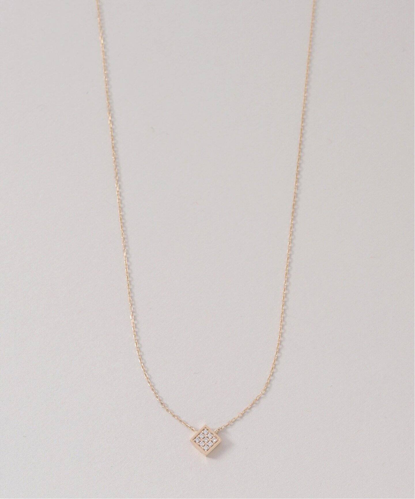 ロムバスパヴェダイヤ50cmネックレス K10（ネックレス）｜Lilas（リラ 