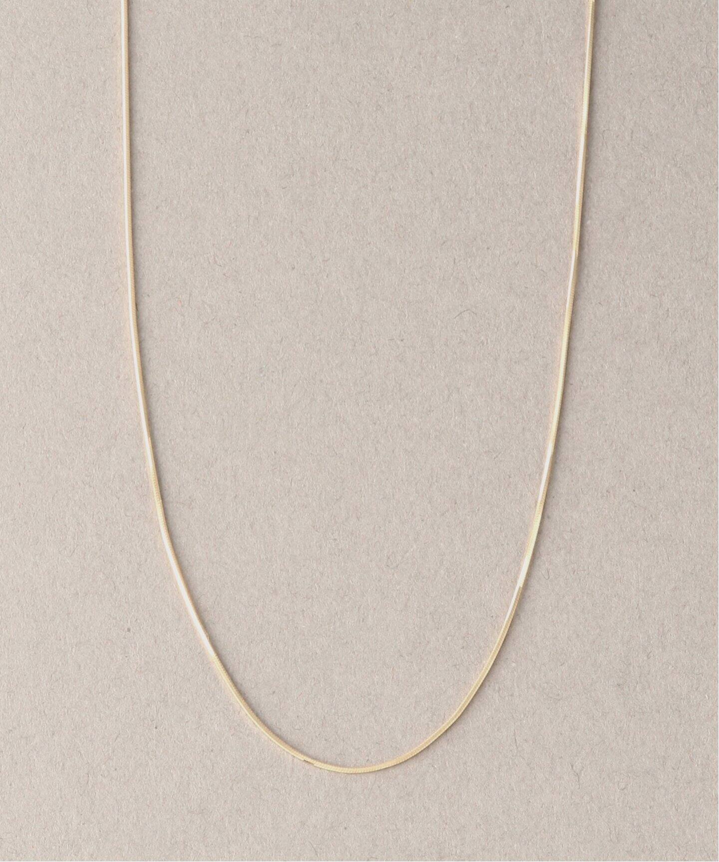 コンパクトチェーン55cmネックレス K10（ネックレス）｜Lilas（リラ  